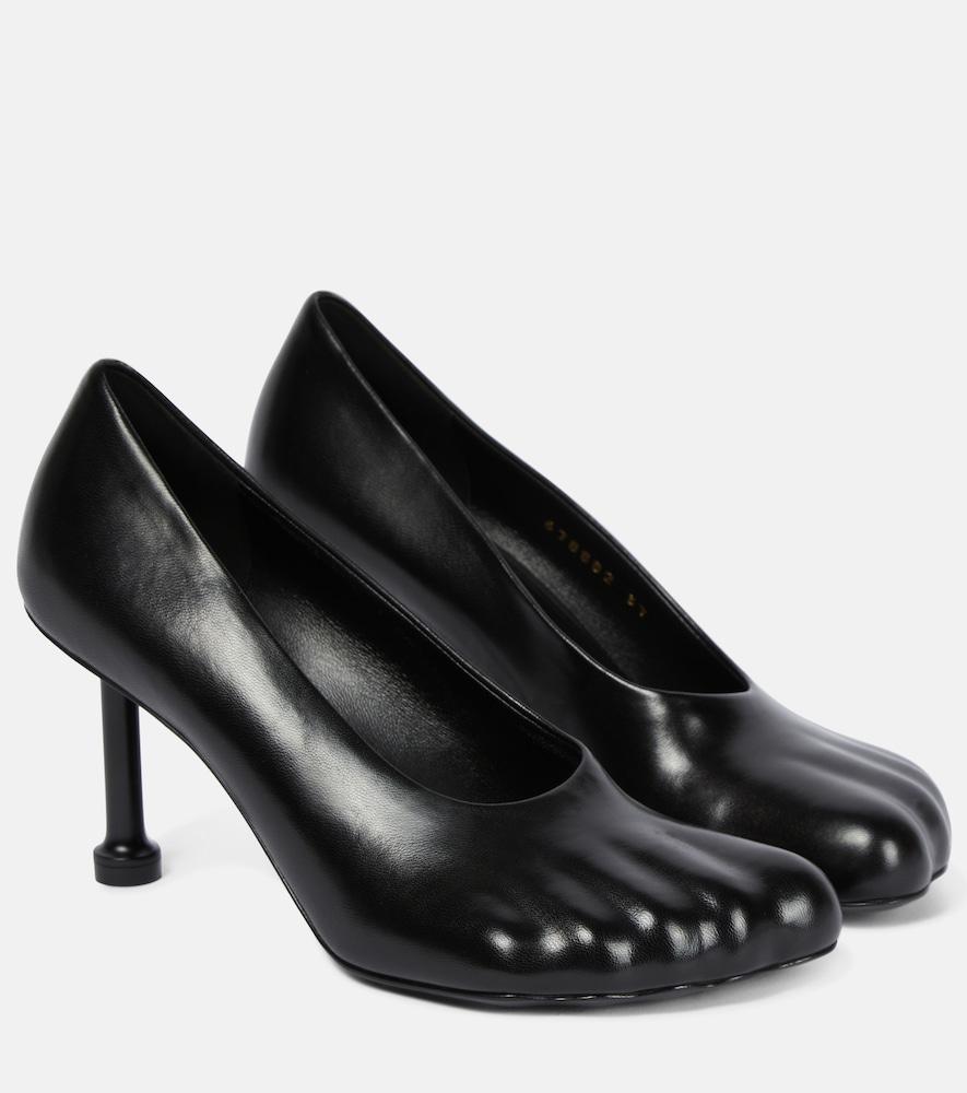 balenciaga leather pumps