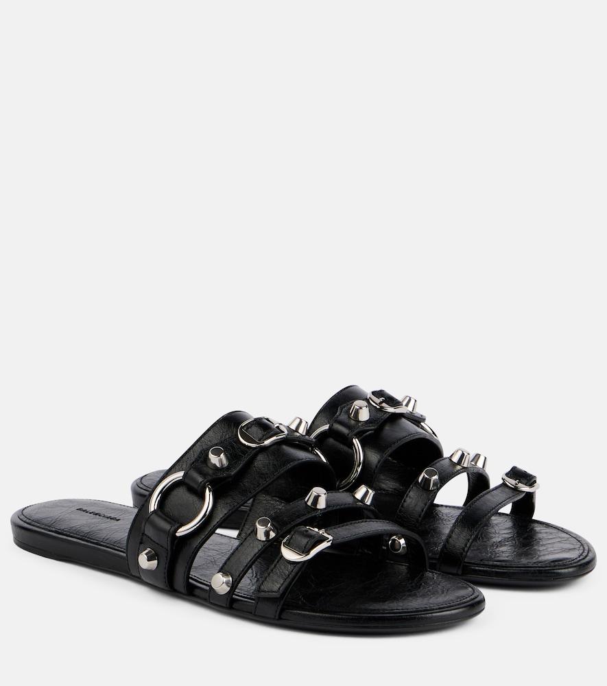 balenciaga leather sandals
