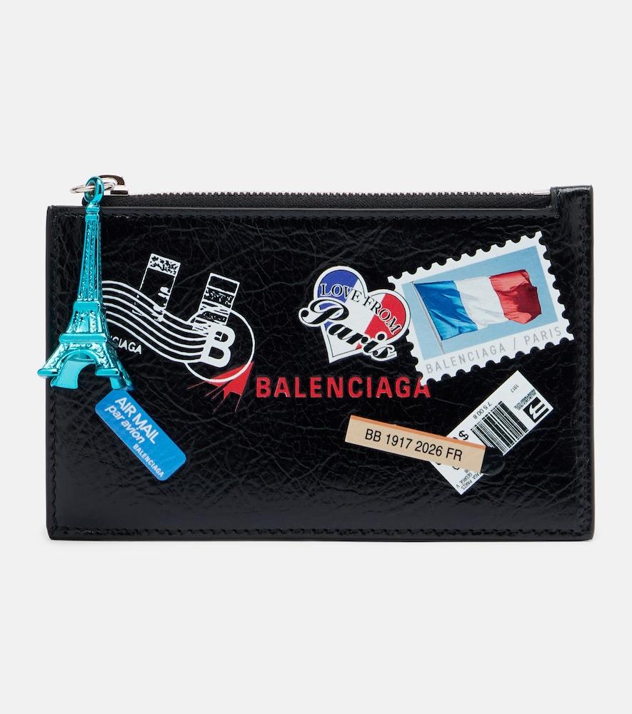 balenciaga leather wallet
