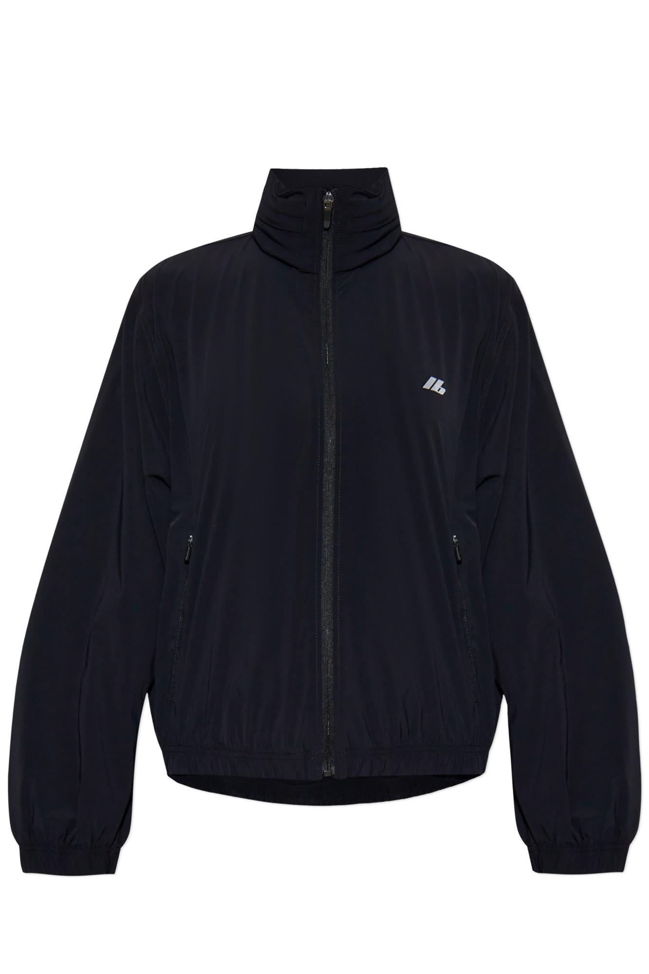 balenciaga light jacket with printed logo