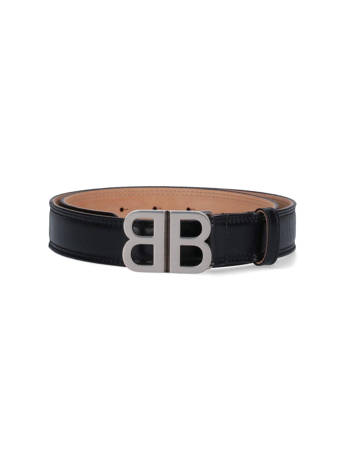 balenciaga logo belt
