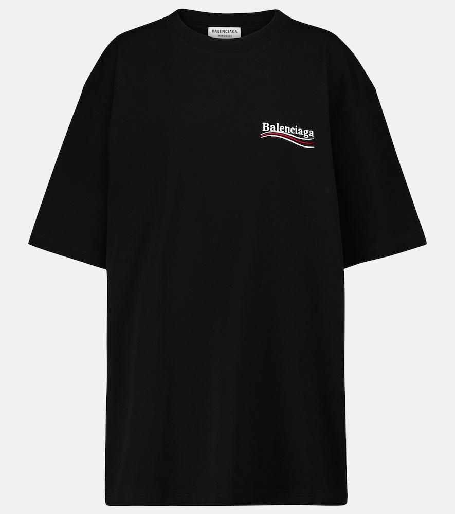 balenciaga logo cotton t
