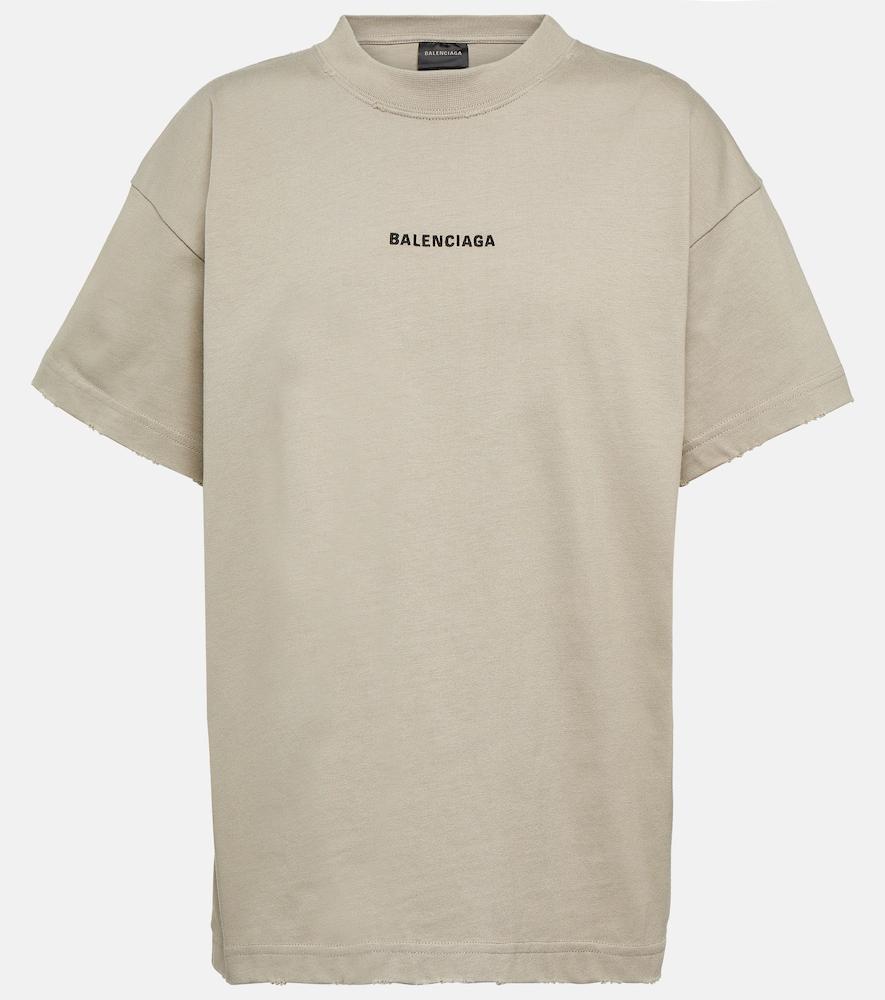 balenciaga logo cotton t