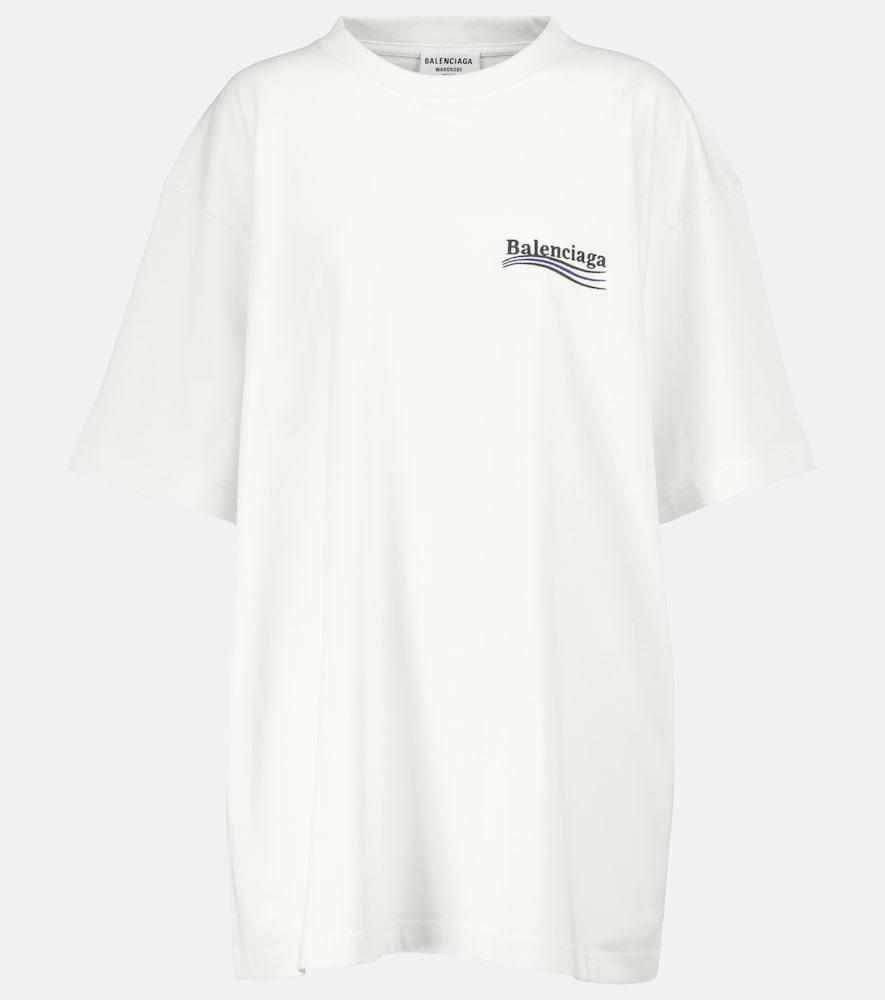 balenciaga logo cotton t
