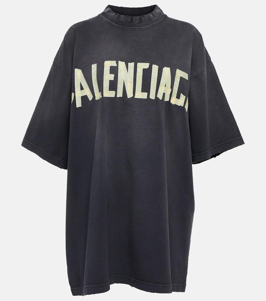 balenciaga logo cotton t