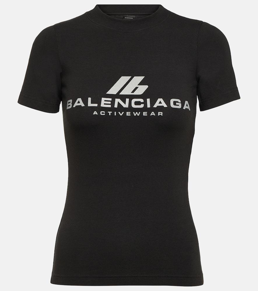 balenciaga logo cotton