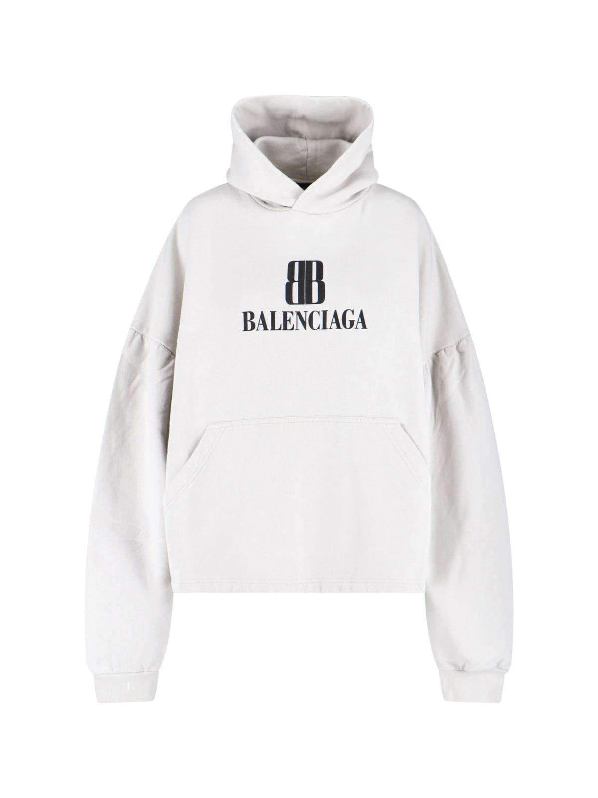 balenciaga logo hoodie