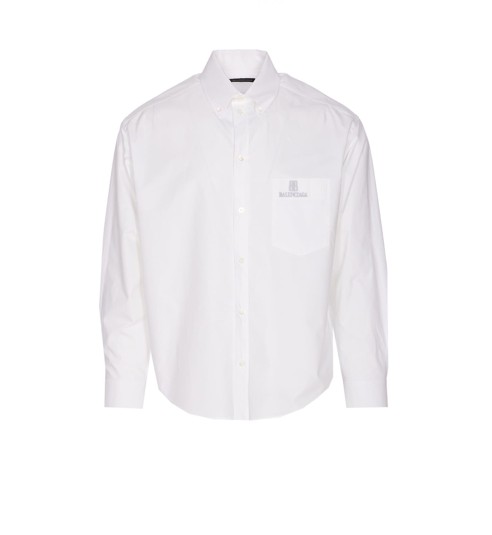 balenciaga logo shirt