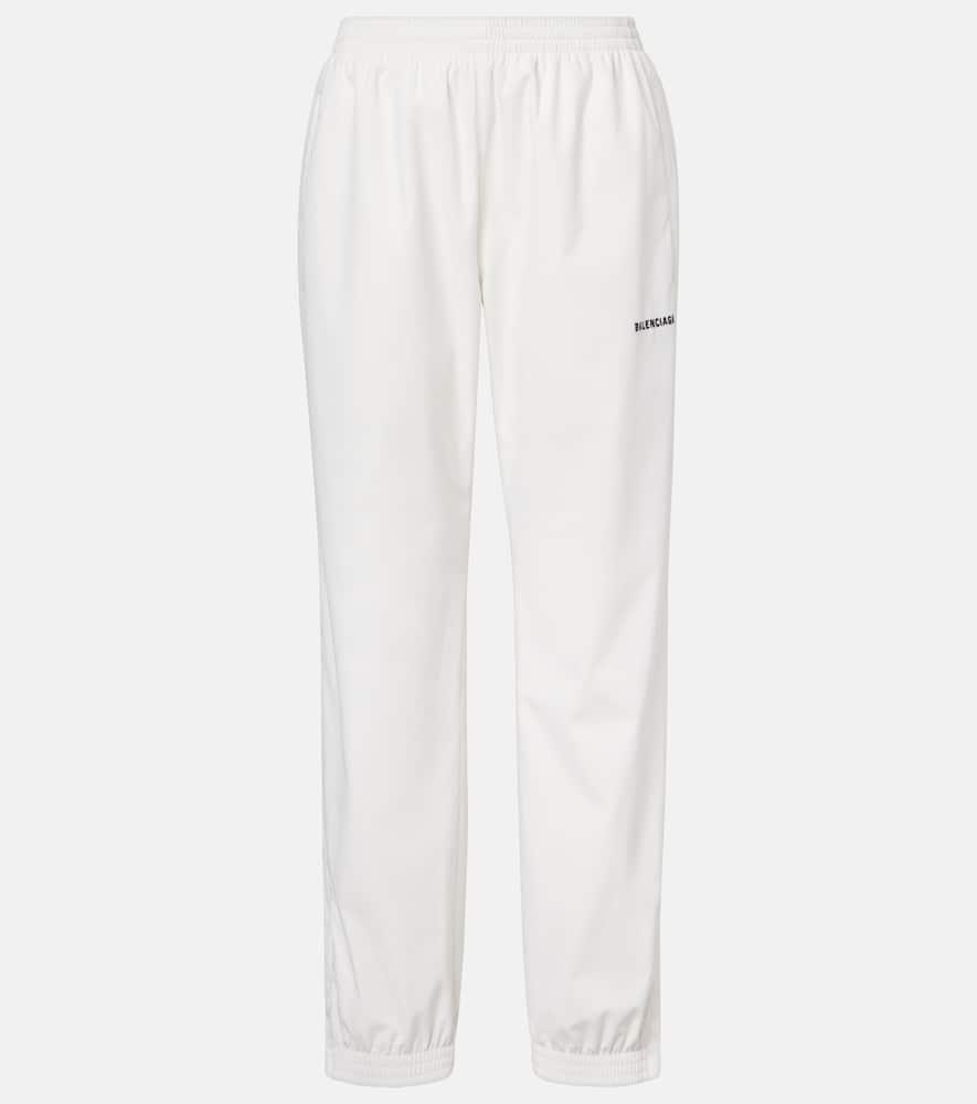 balenciaga logo straight sweatpants