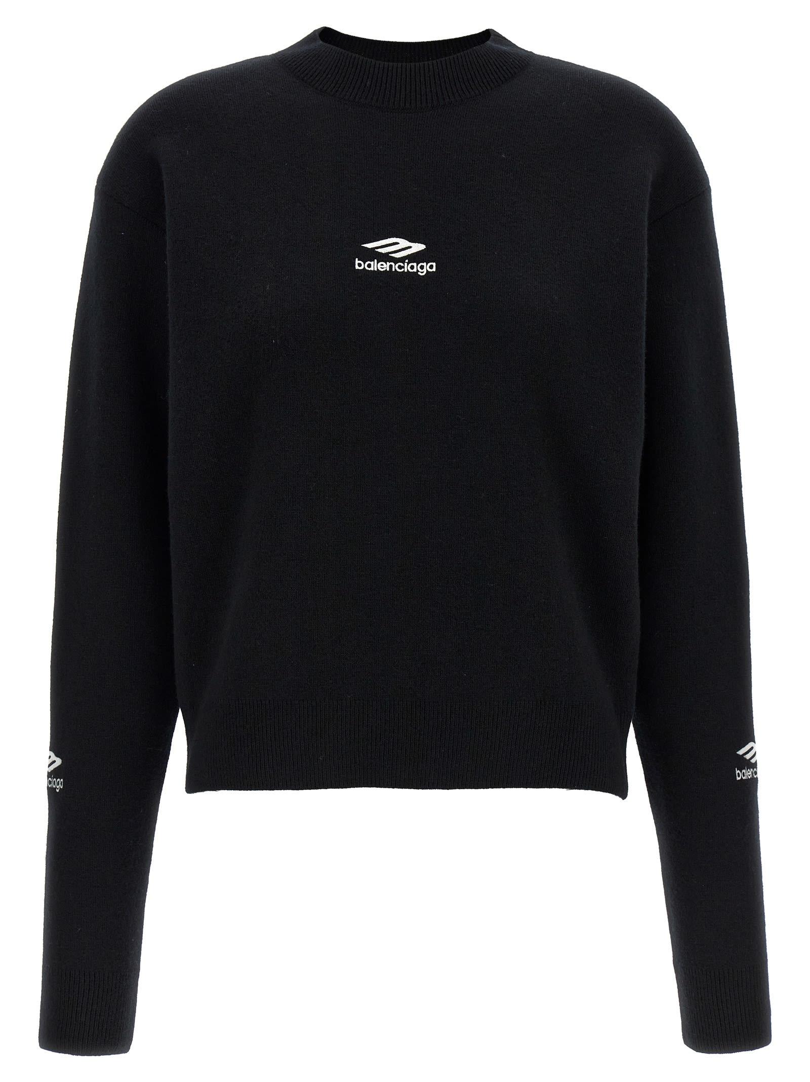 balenciaga logo sweater