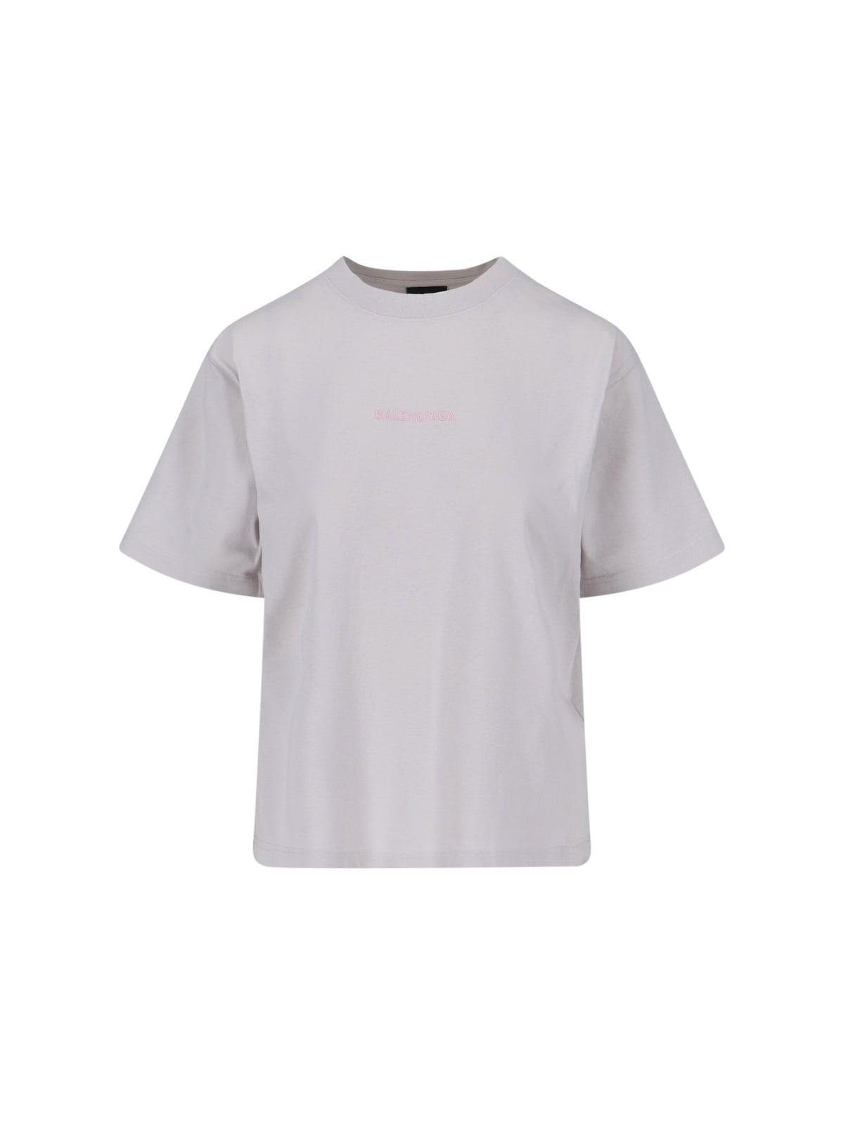 balenciaga logo t-shirt