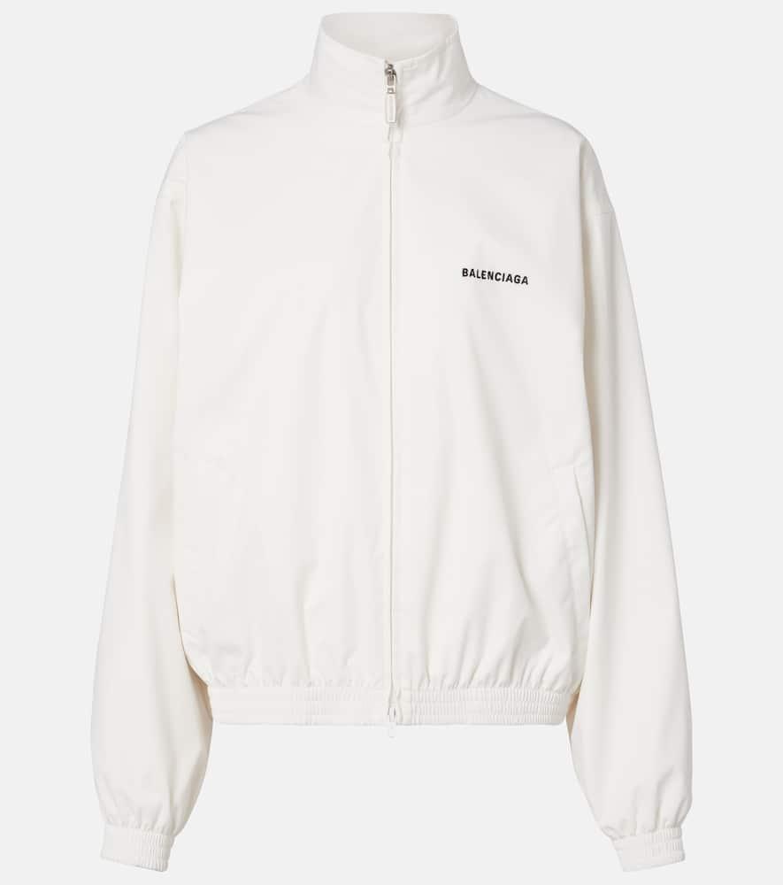 balenciaga logo track jacket