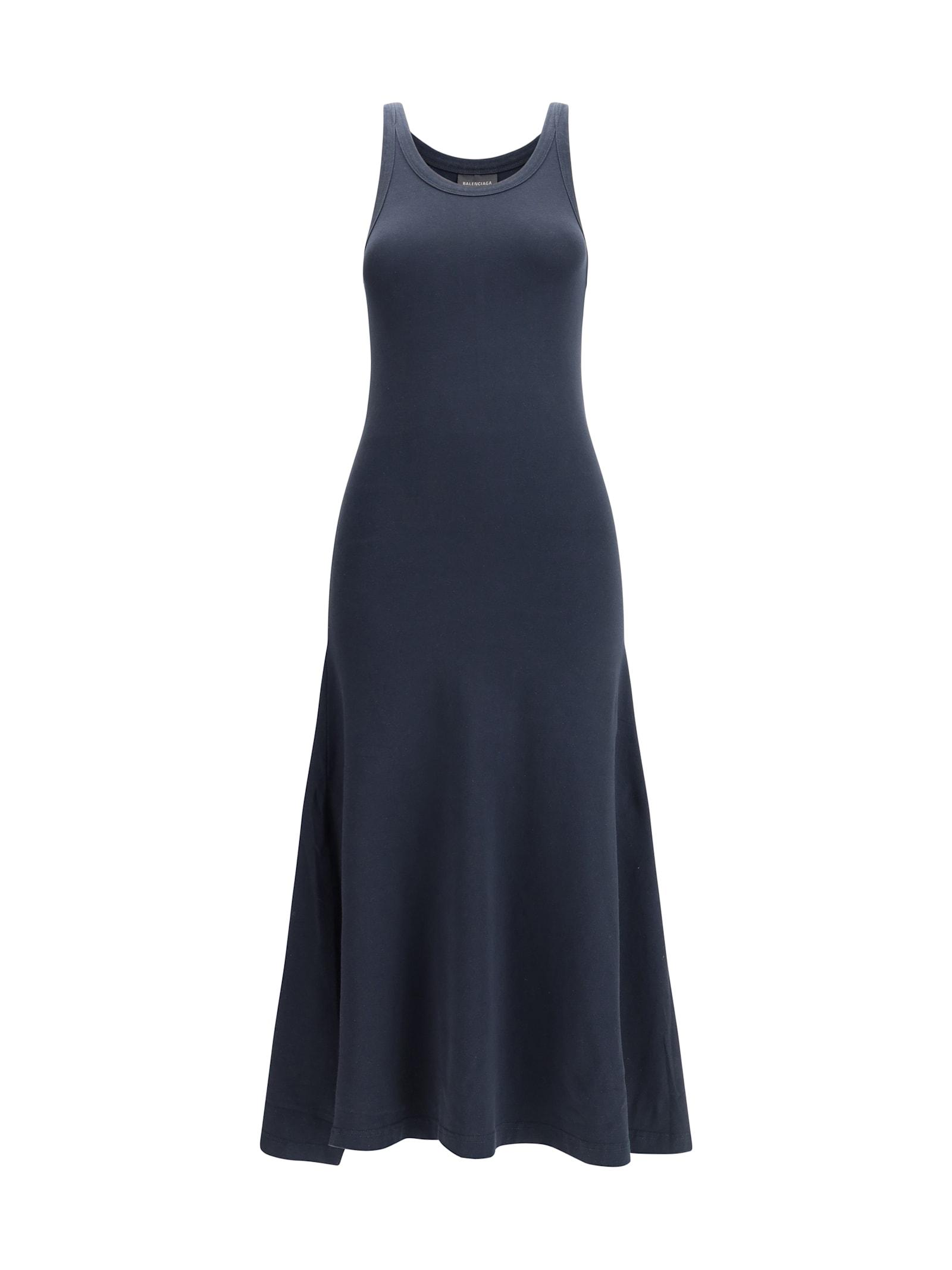 balenciaga long sleeveless dress