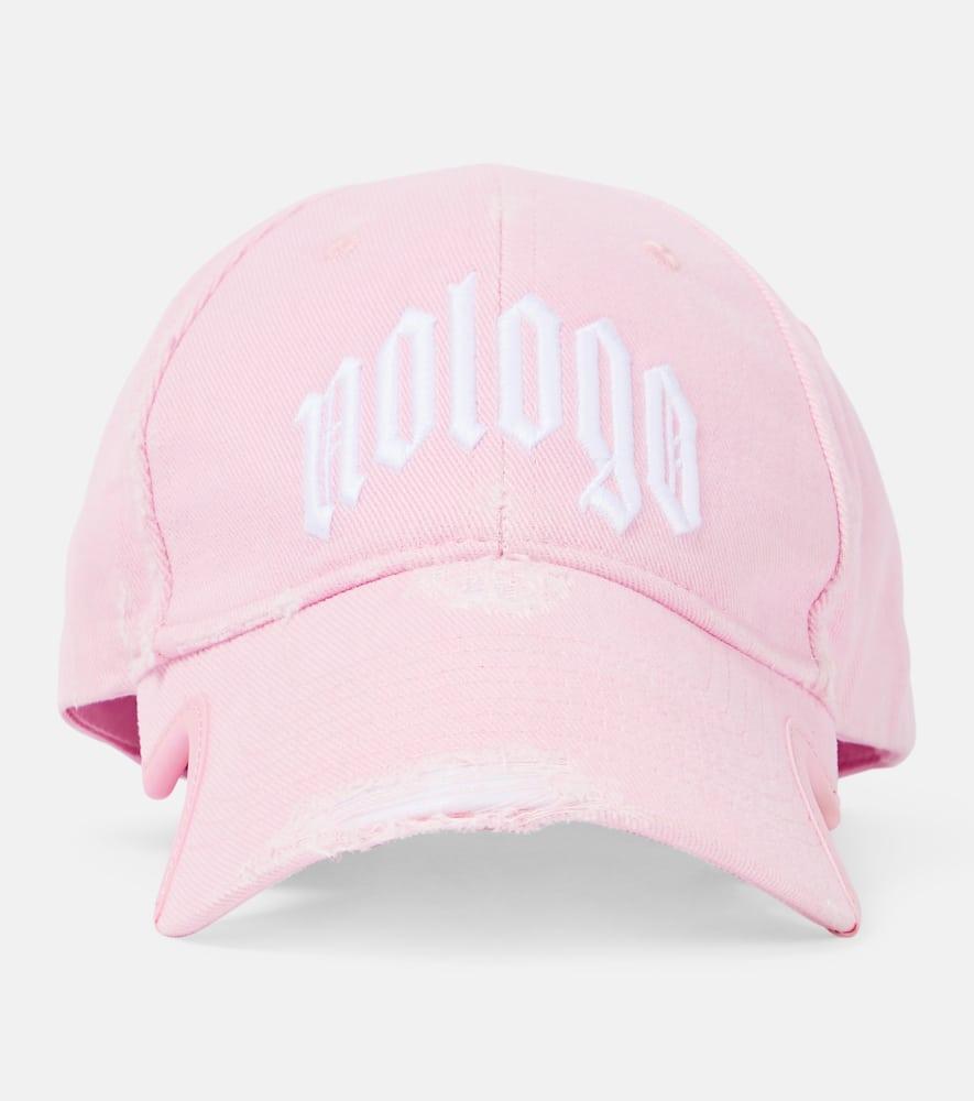 balenciaga nologo cotton baseball cap