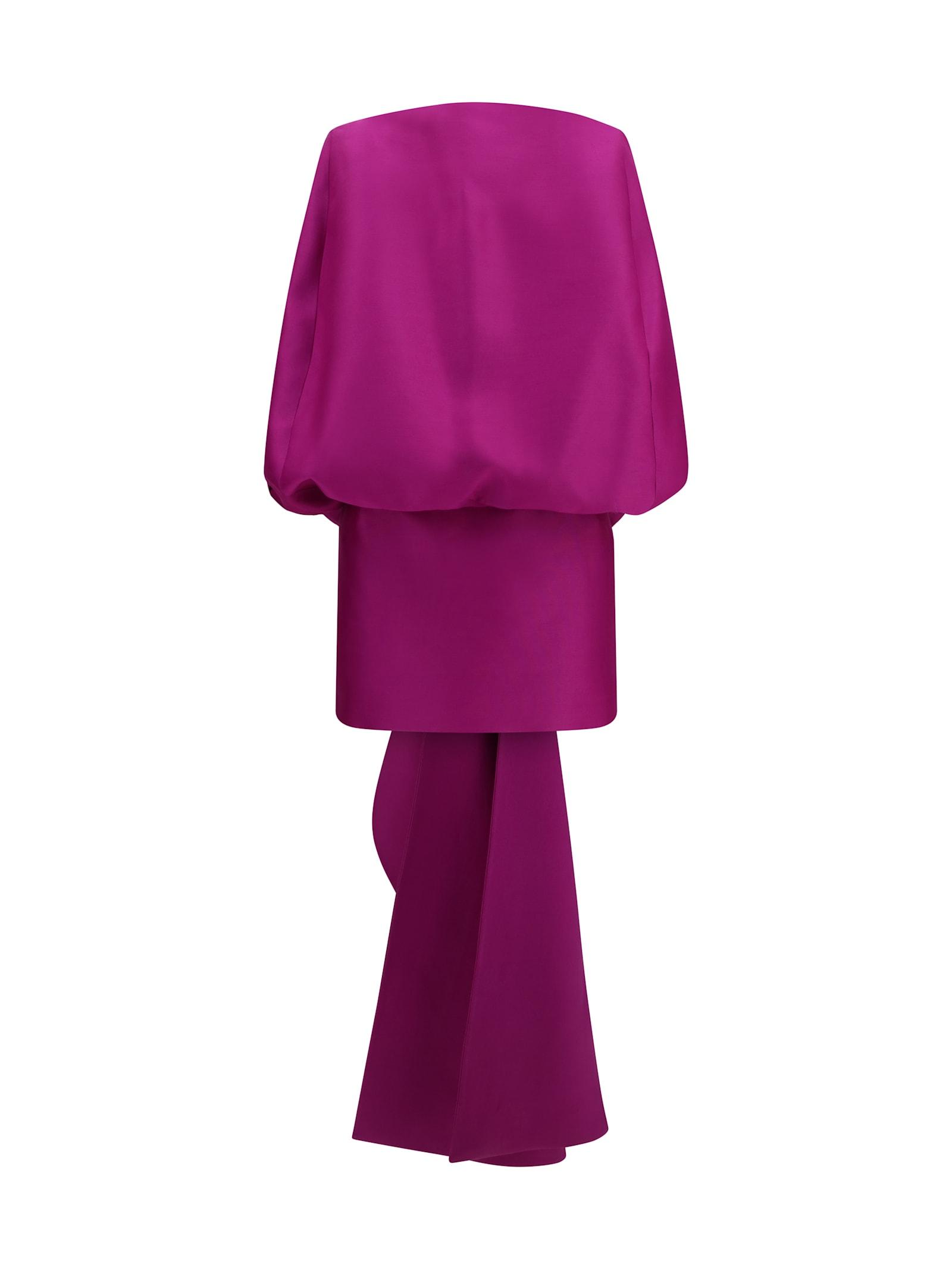 balenciaga off-shoulder mini dress