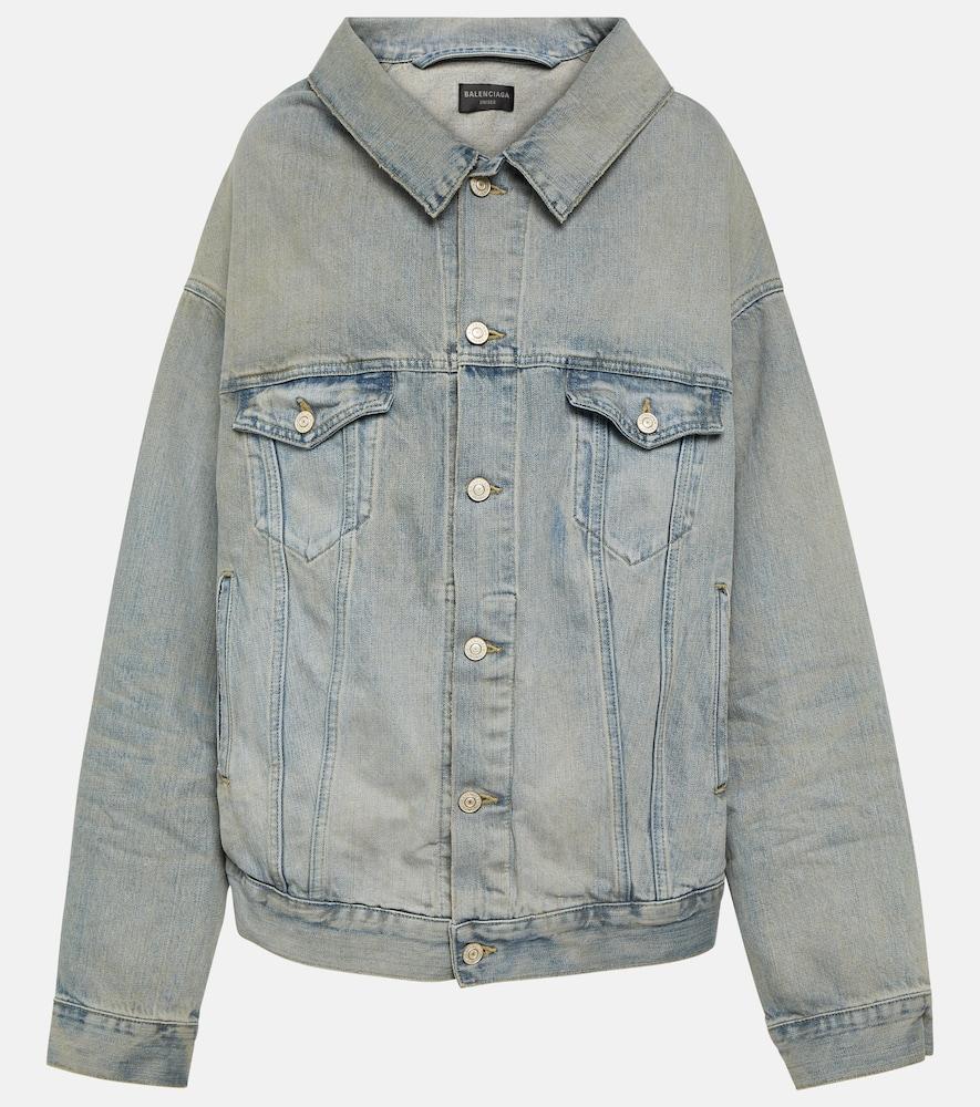 balenciaga oversized denim jacket