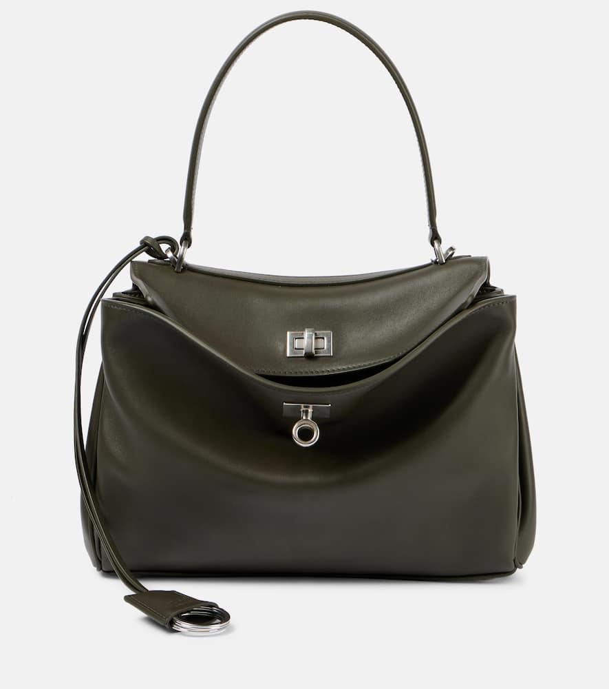 balenciaga rodeo small leather tote bag