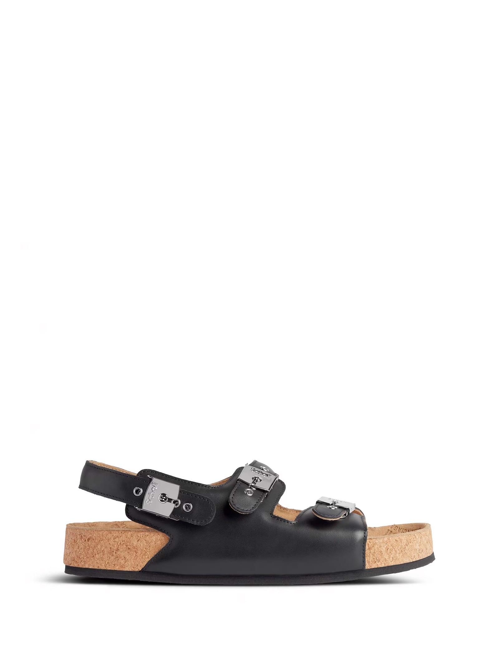 balenciaga sandals black