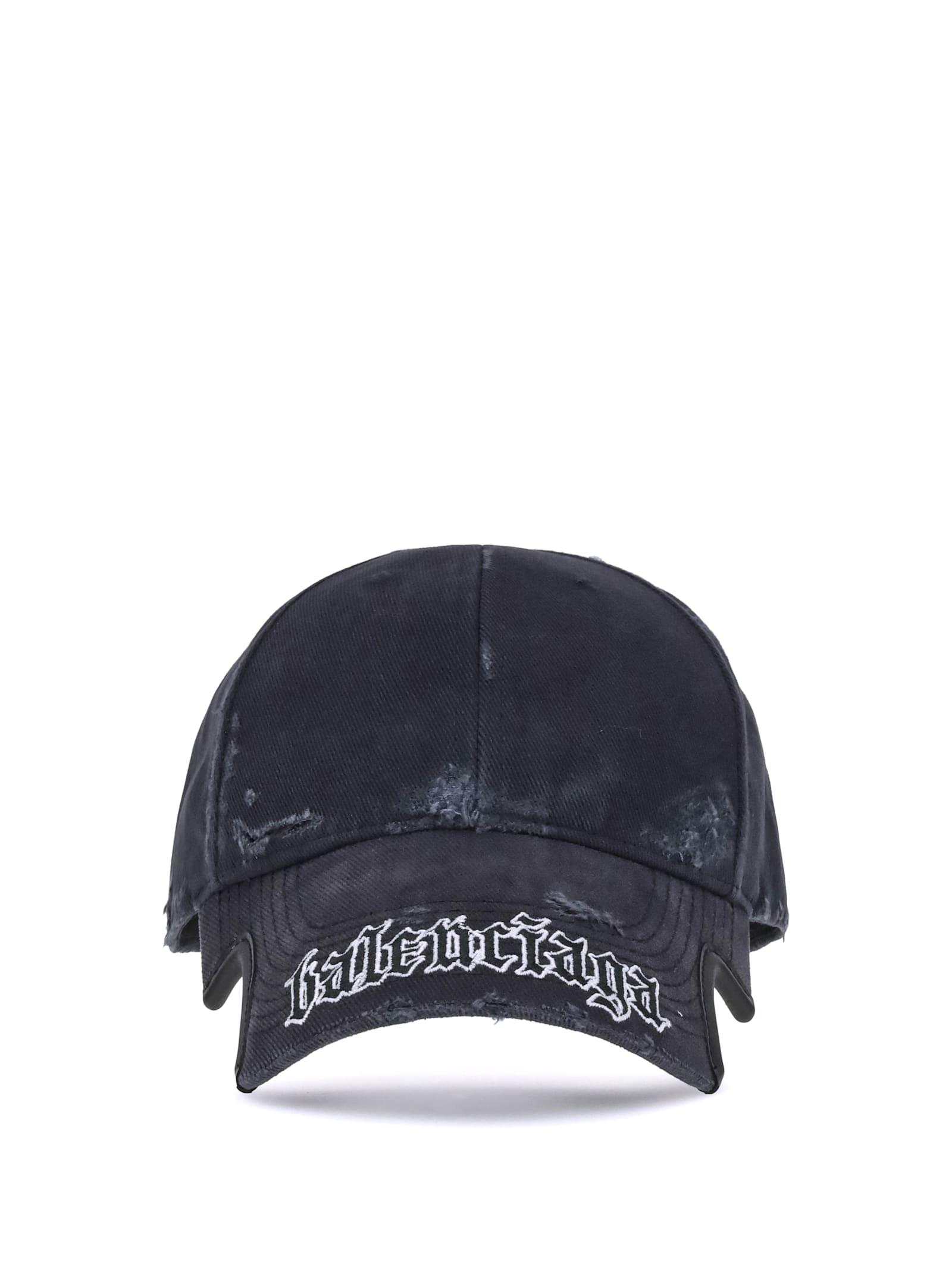 balenciaga script baseball hat