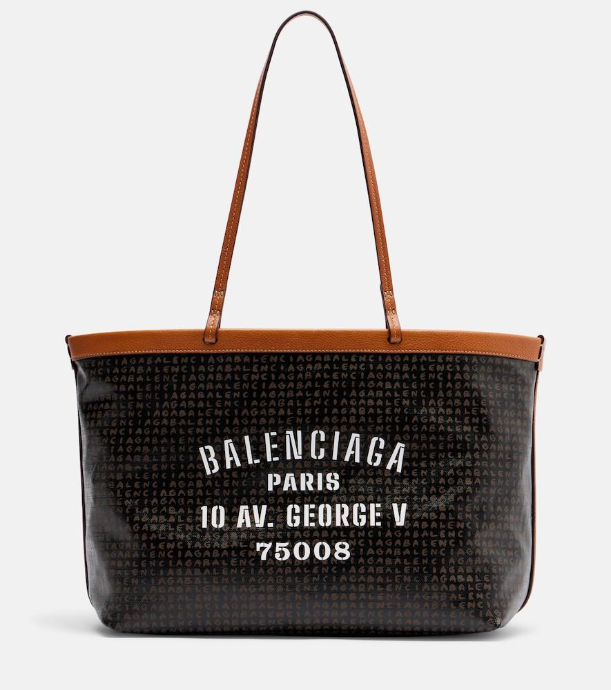 balenciaga select medium canvas tote bag