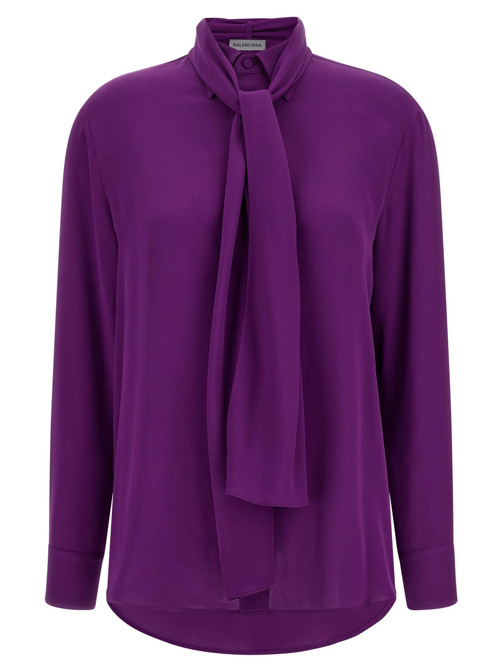 balenciaga shirt with scarf