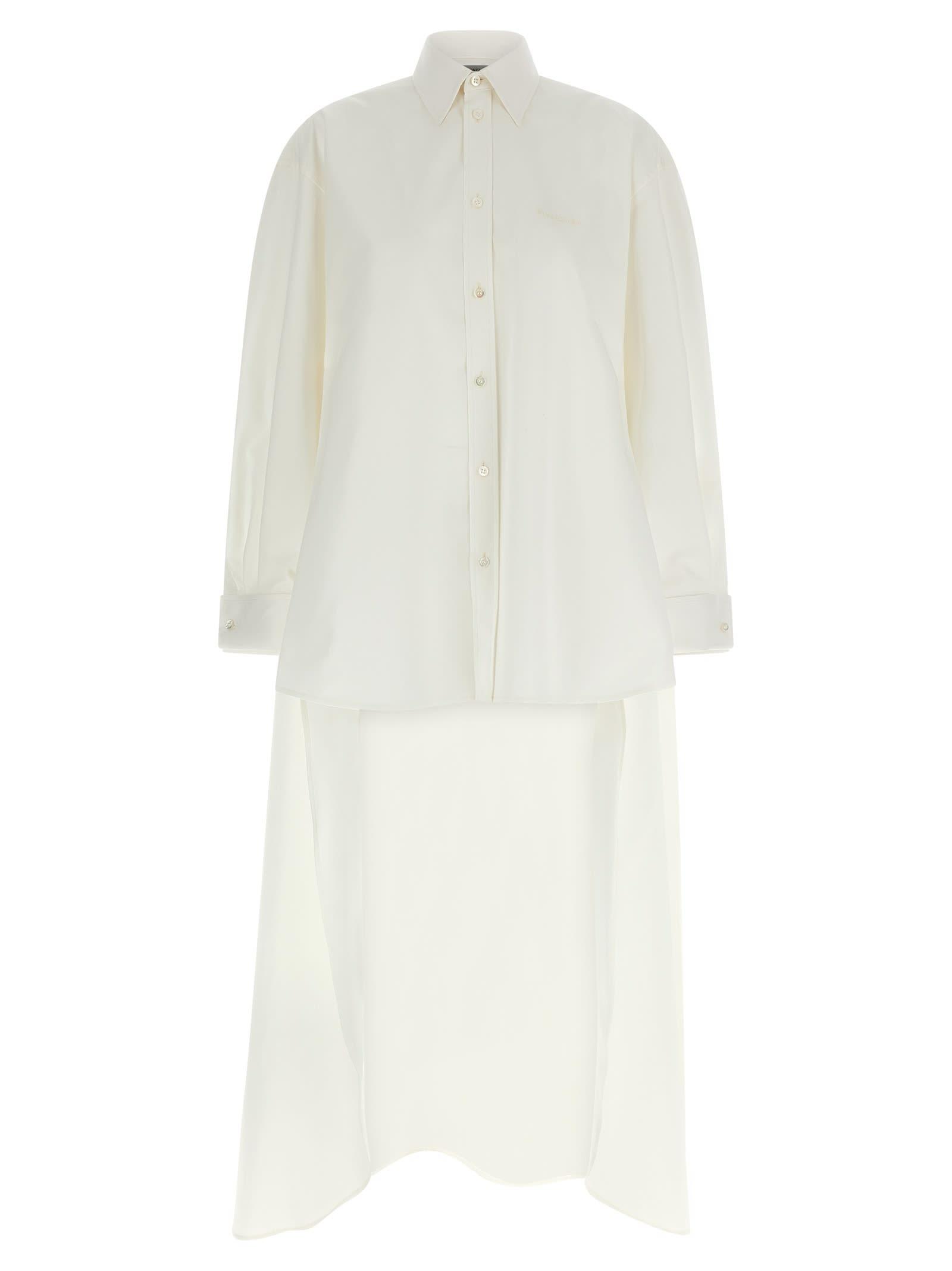 balenciaga shirt with train