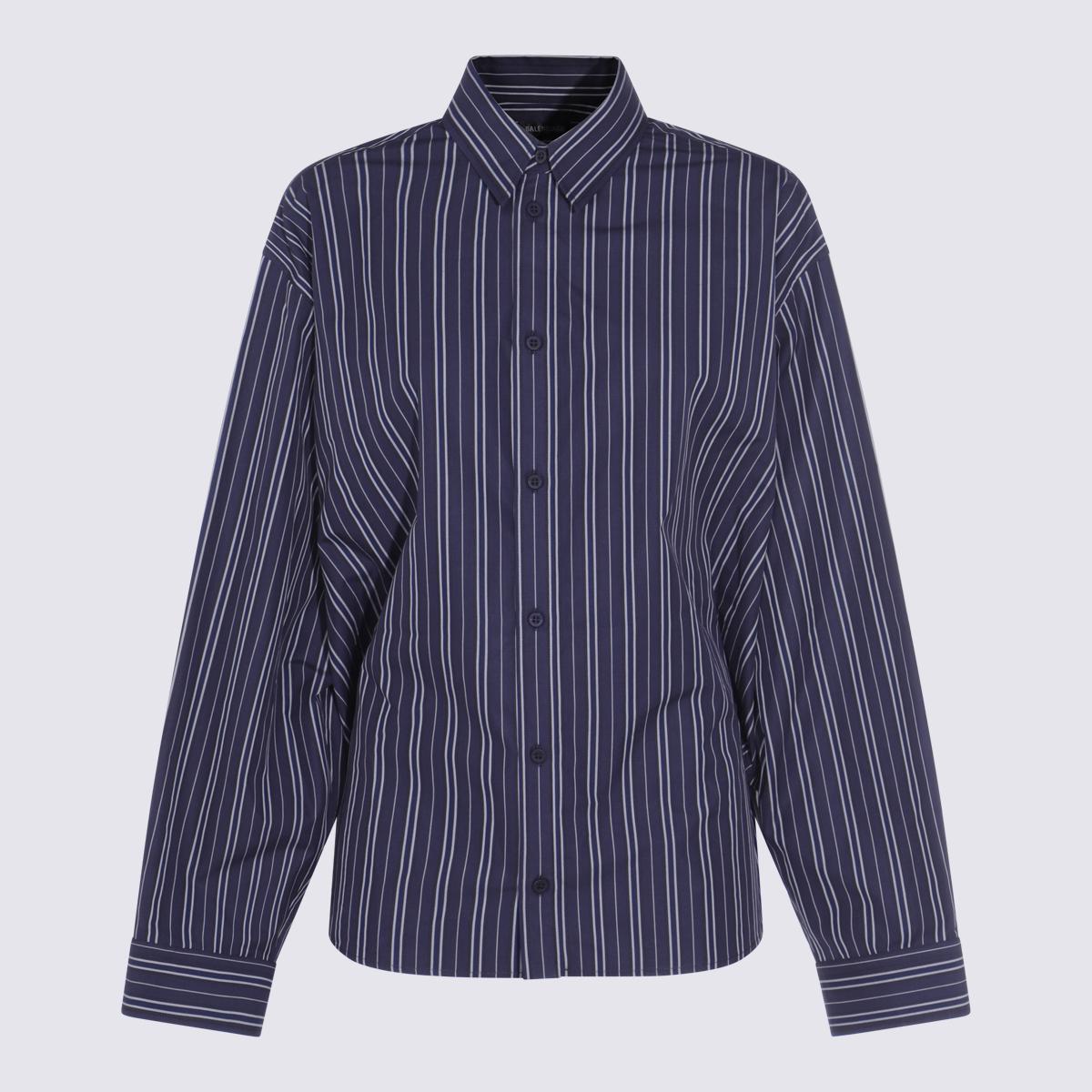 balenciaga shirts blue _co - women