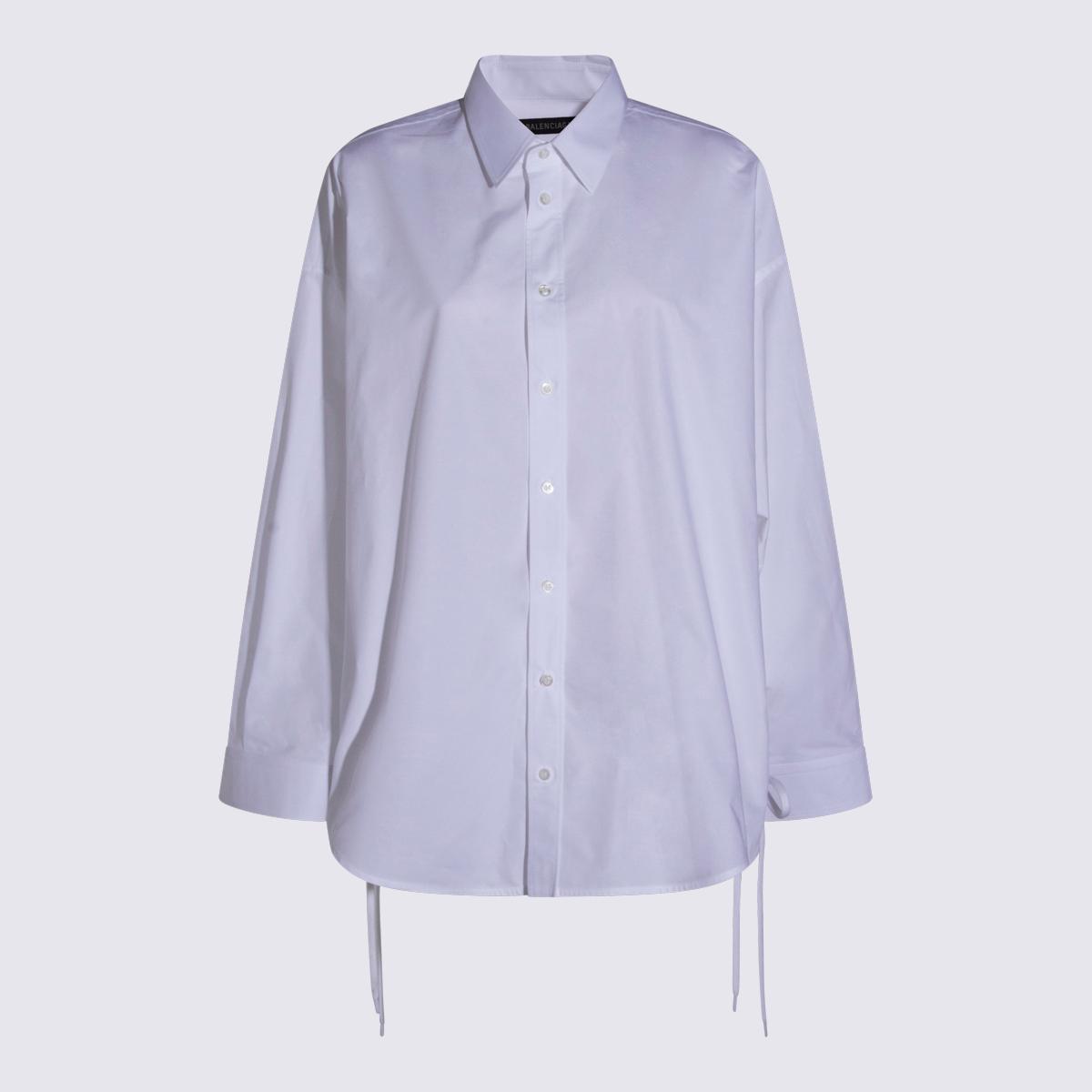 balenciaga shirts white _co - women