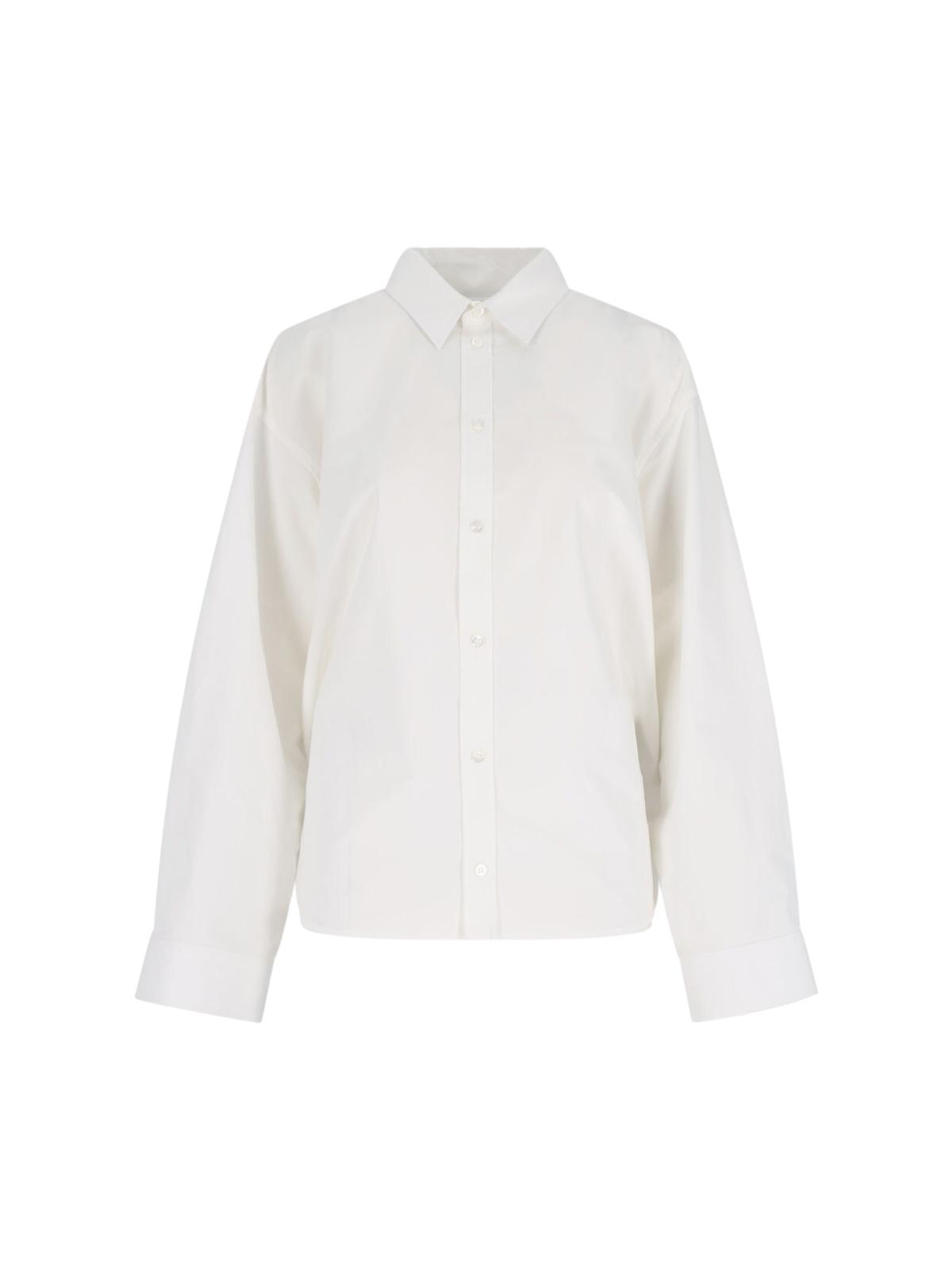 balenciaga shirts white cotton - women