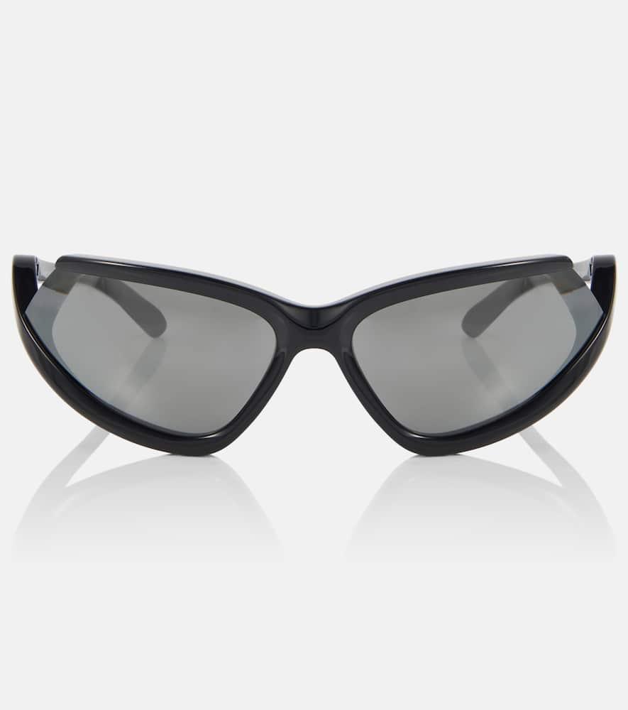 balenciaga side xpander oval sunglasses