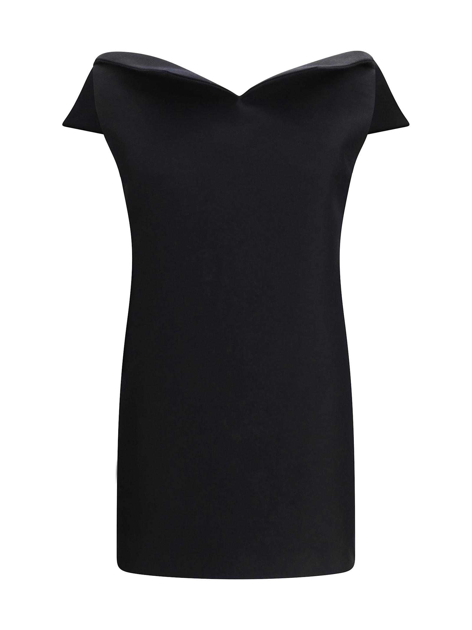 balenciaga silk-blend strapless dress