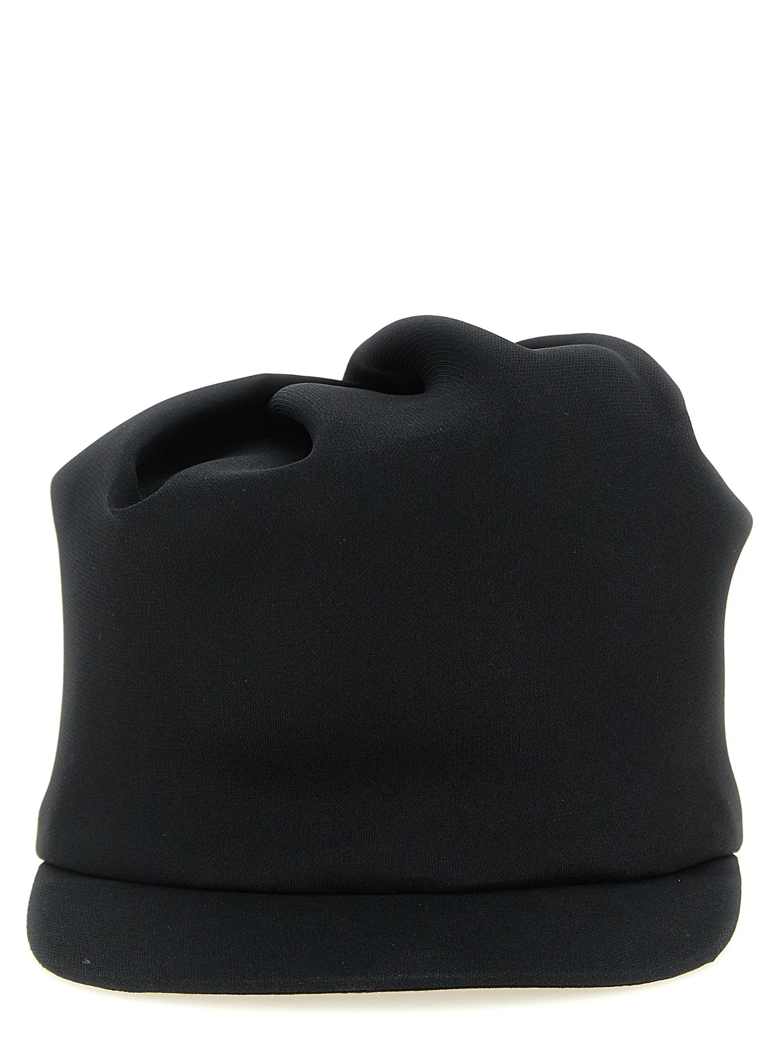balenciaga silk cap black hat - women
