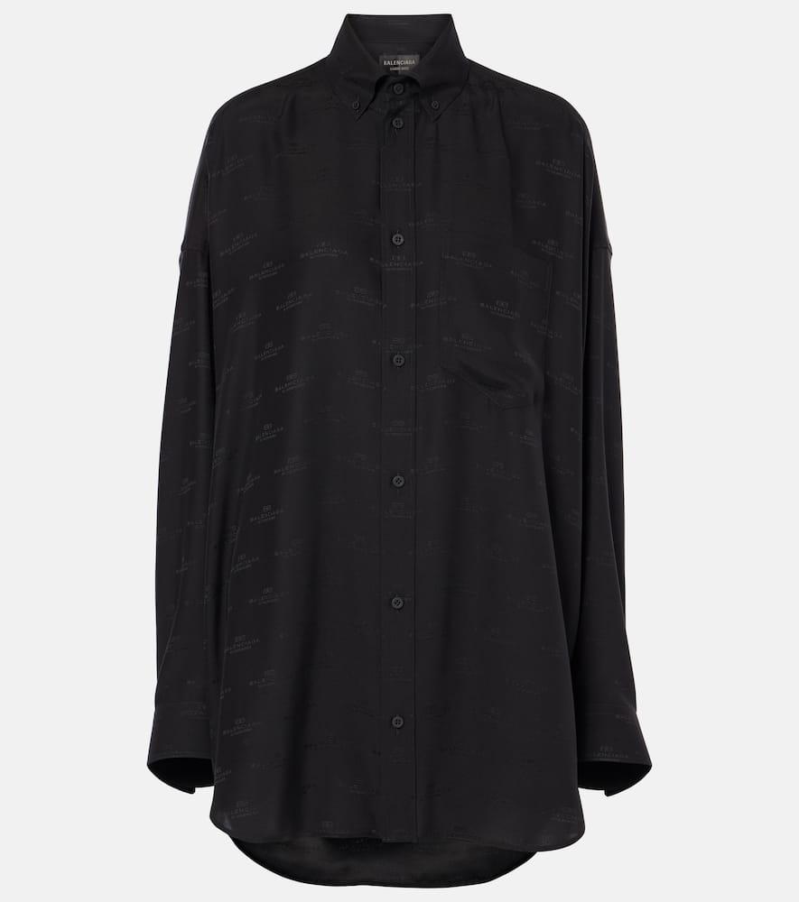 balenciaga silk shirt