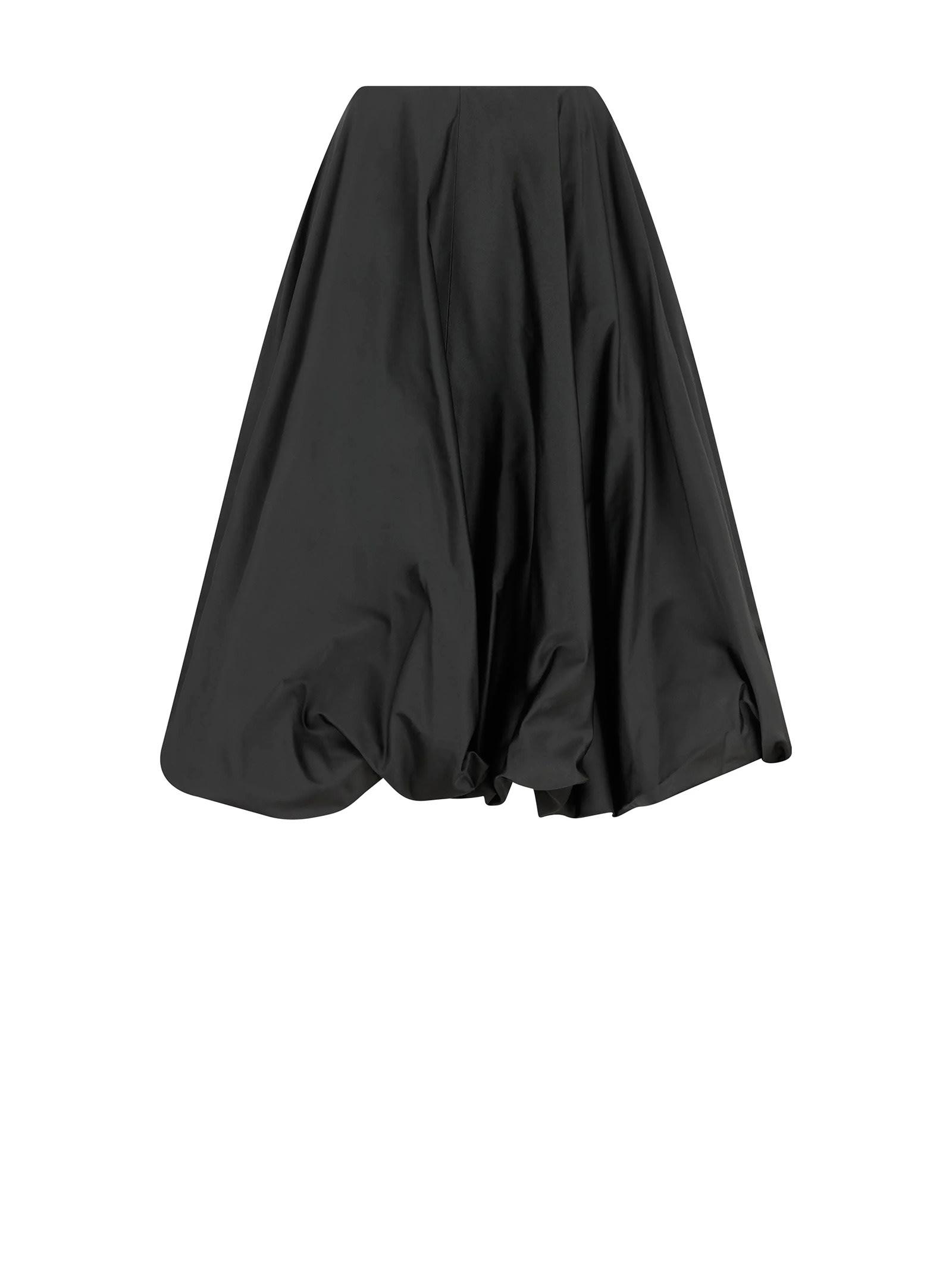 balenciaga skirts black