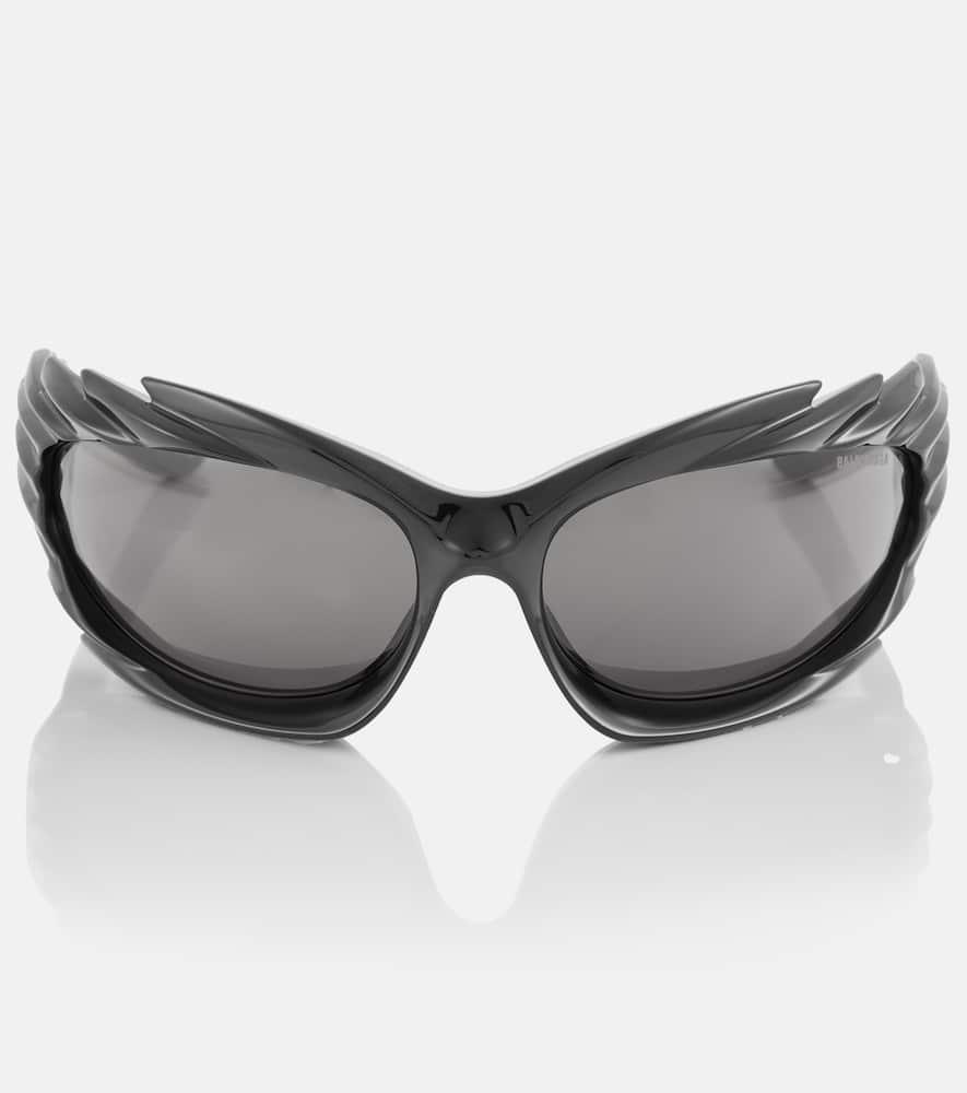 balenciaga spike rectangular sunglasses