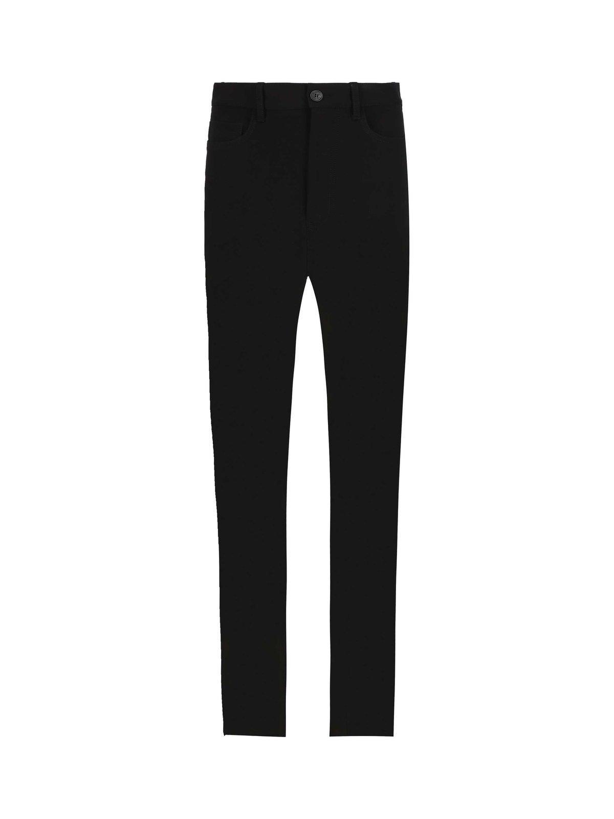 balenciaga straight-leg tailored trousers