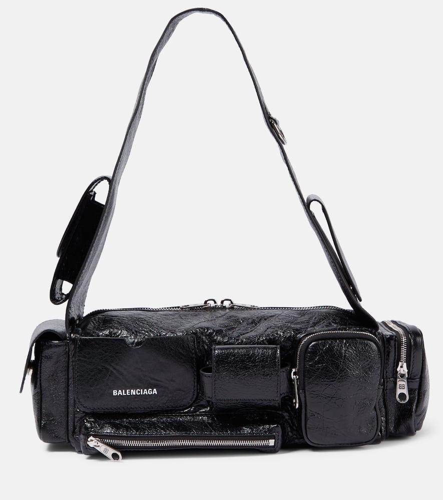 balenciaga superbusy xs leather shoulder bag