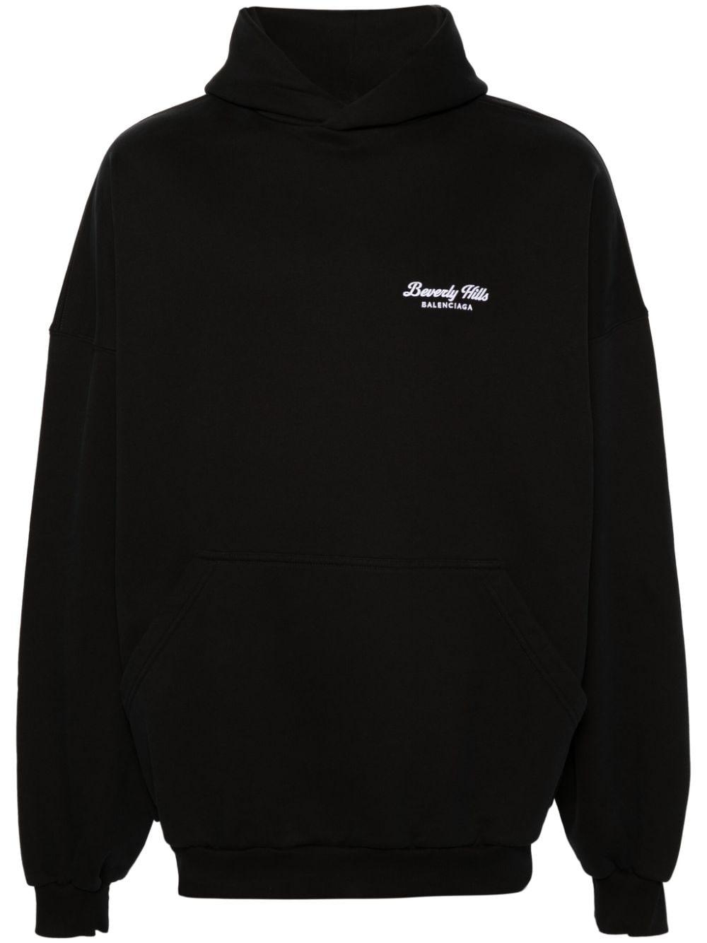 balenciaga sweaters black cotton - women