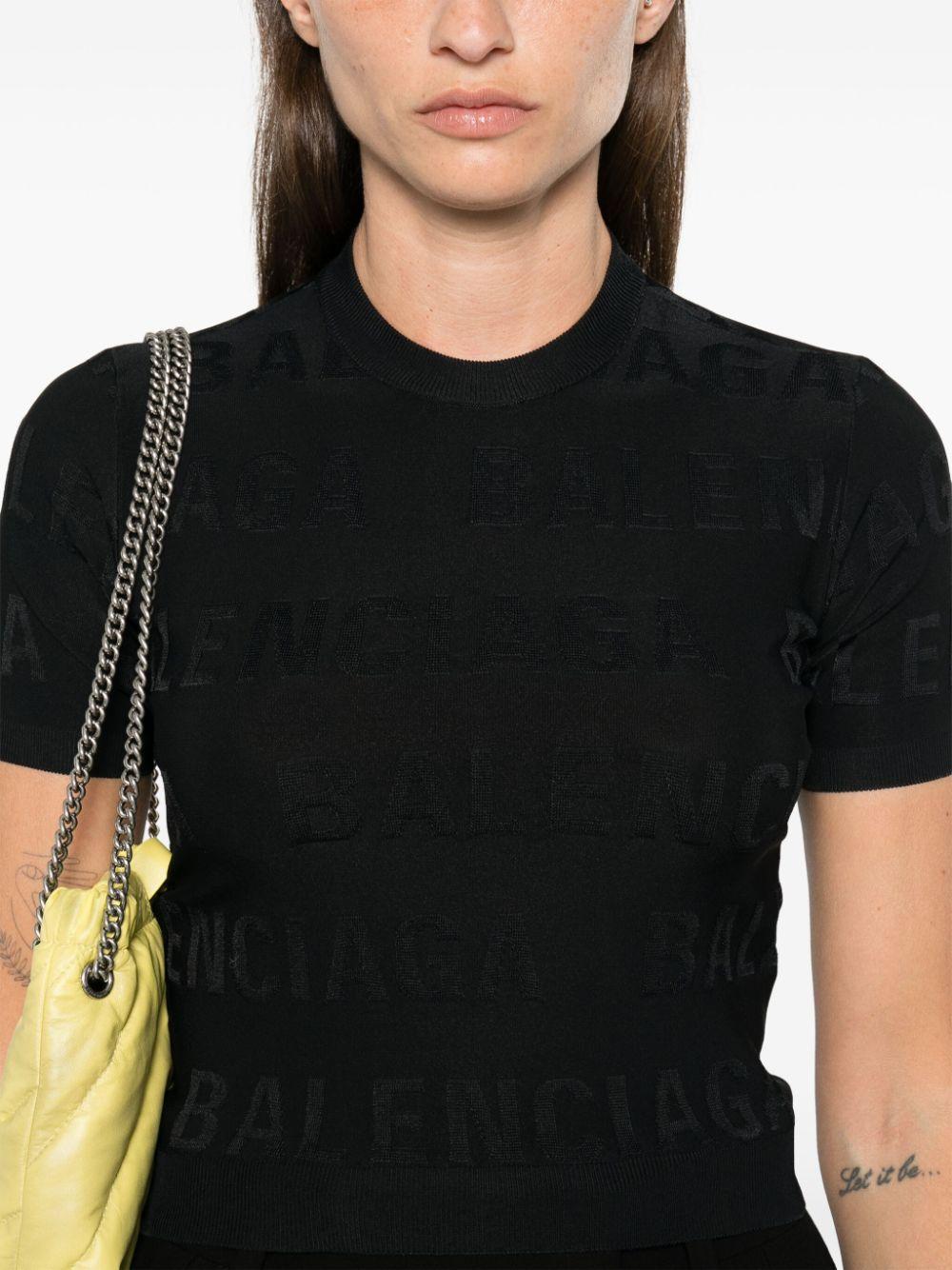 balenciaga sweaters black viscose - women