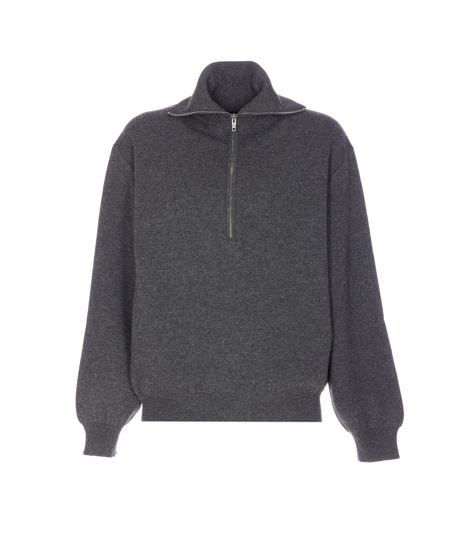 balenciaga sweaters grey wool - women