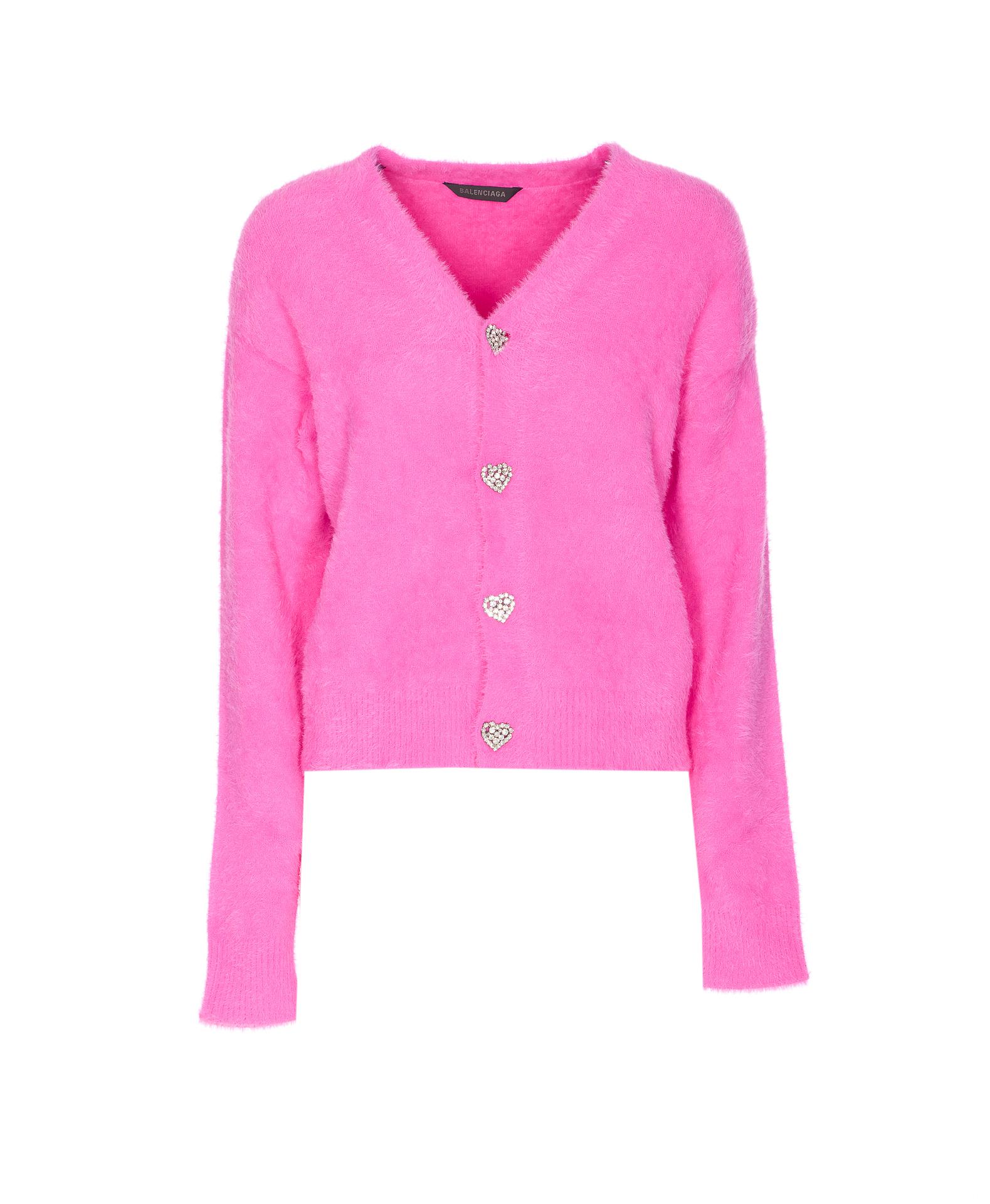 balenciaga sweaters pink polyamide - women