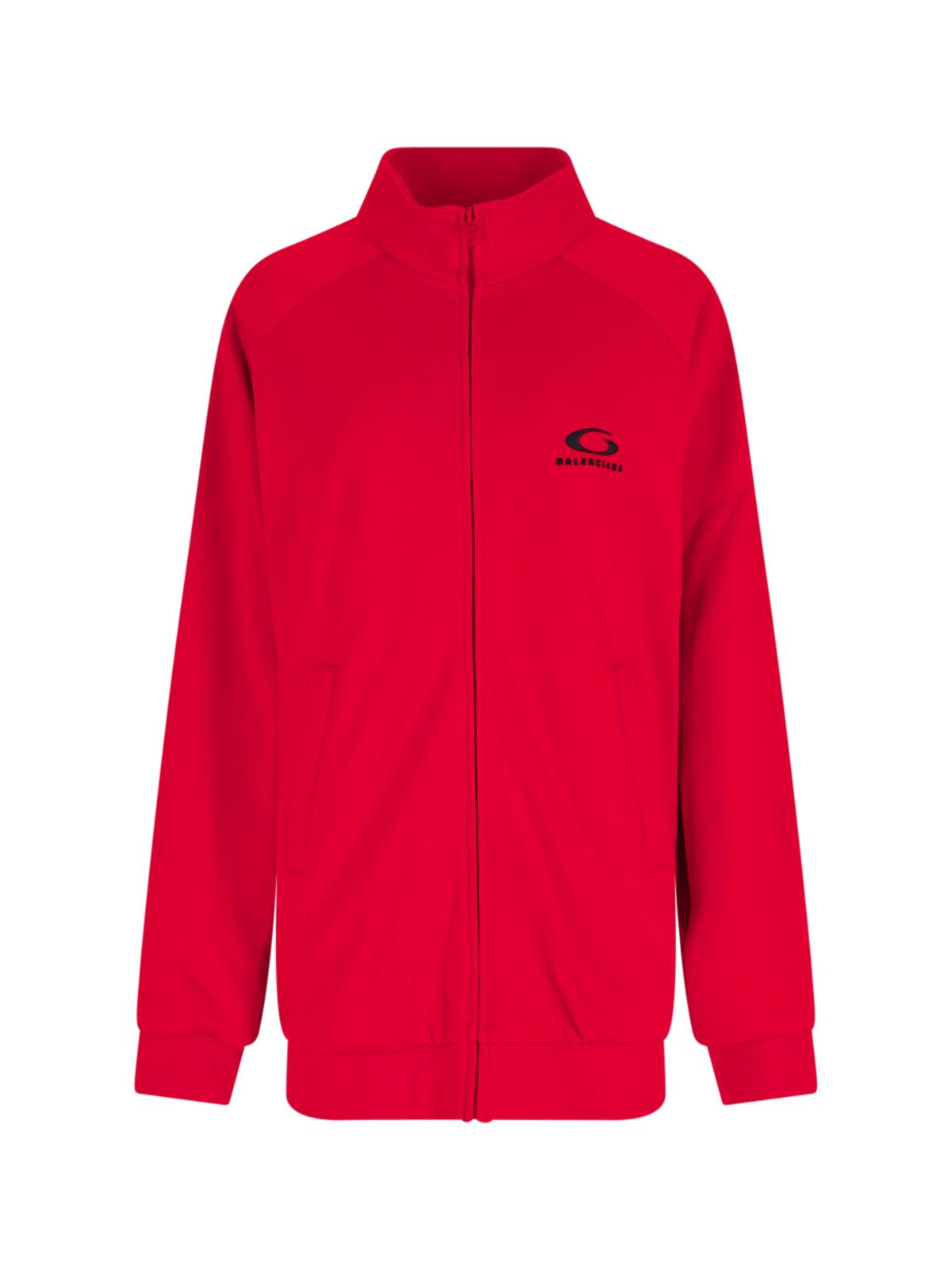 balenciaga sweaters red polyamide - women