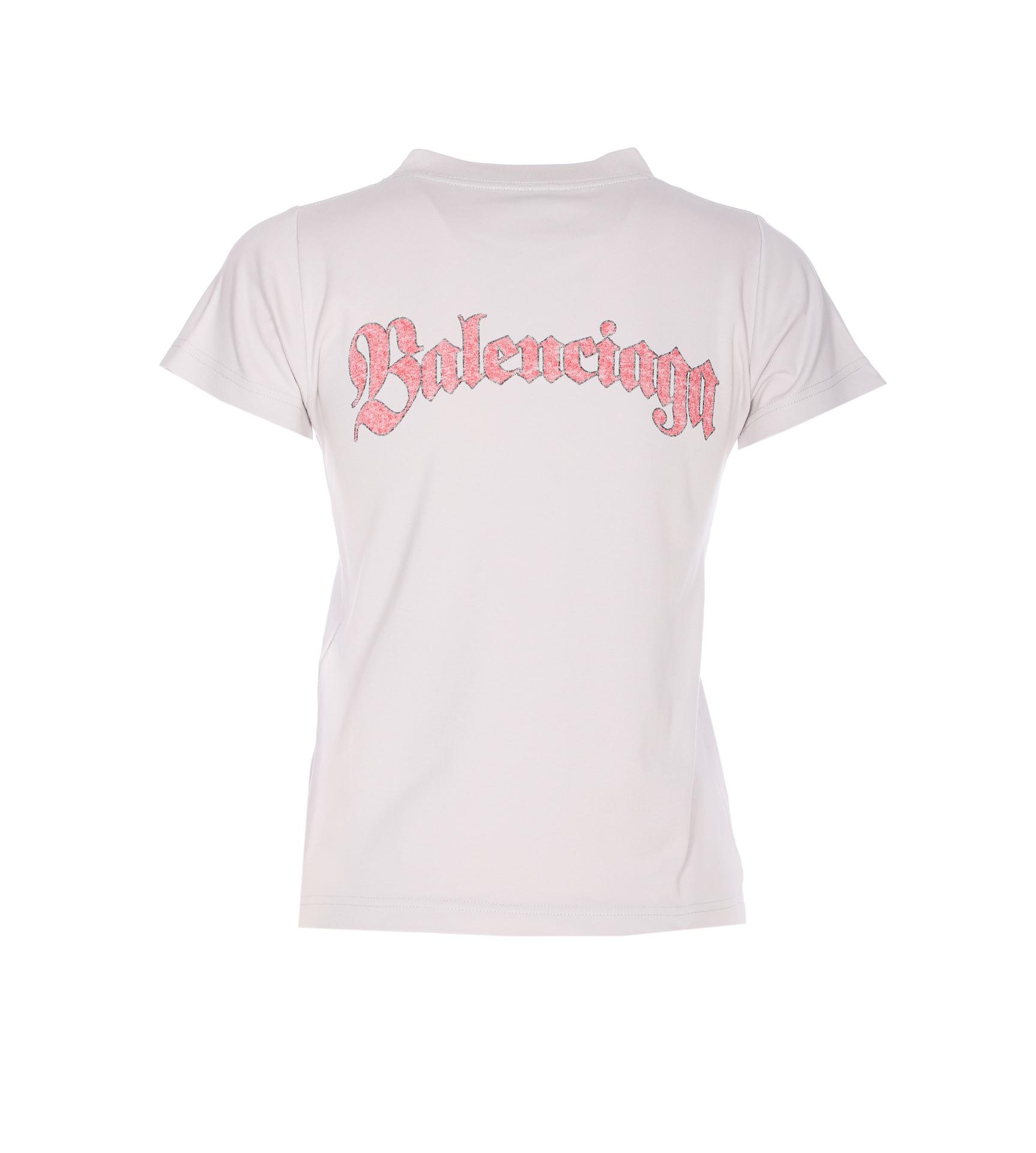 balenciaga t-shirts and polos white cotton - women