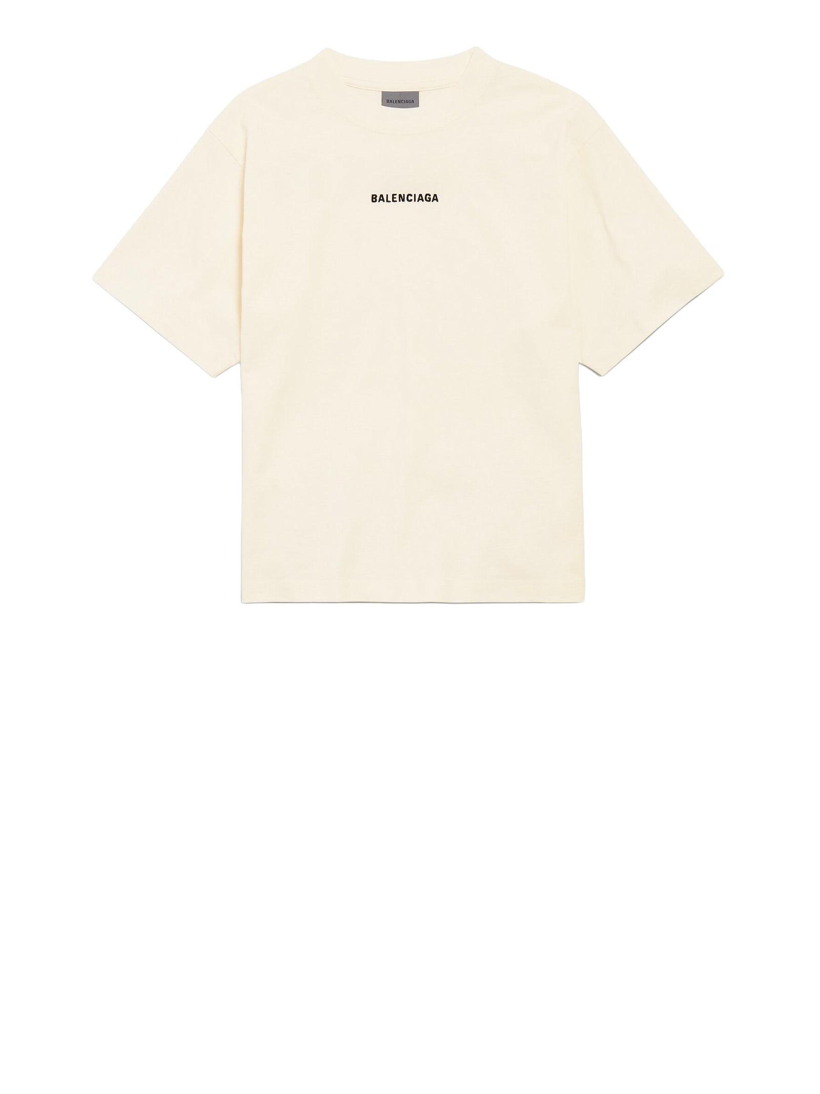 balenciaga t-shirts and polos white