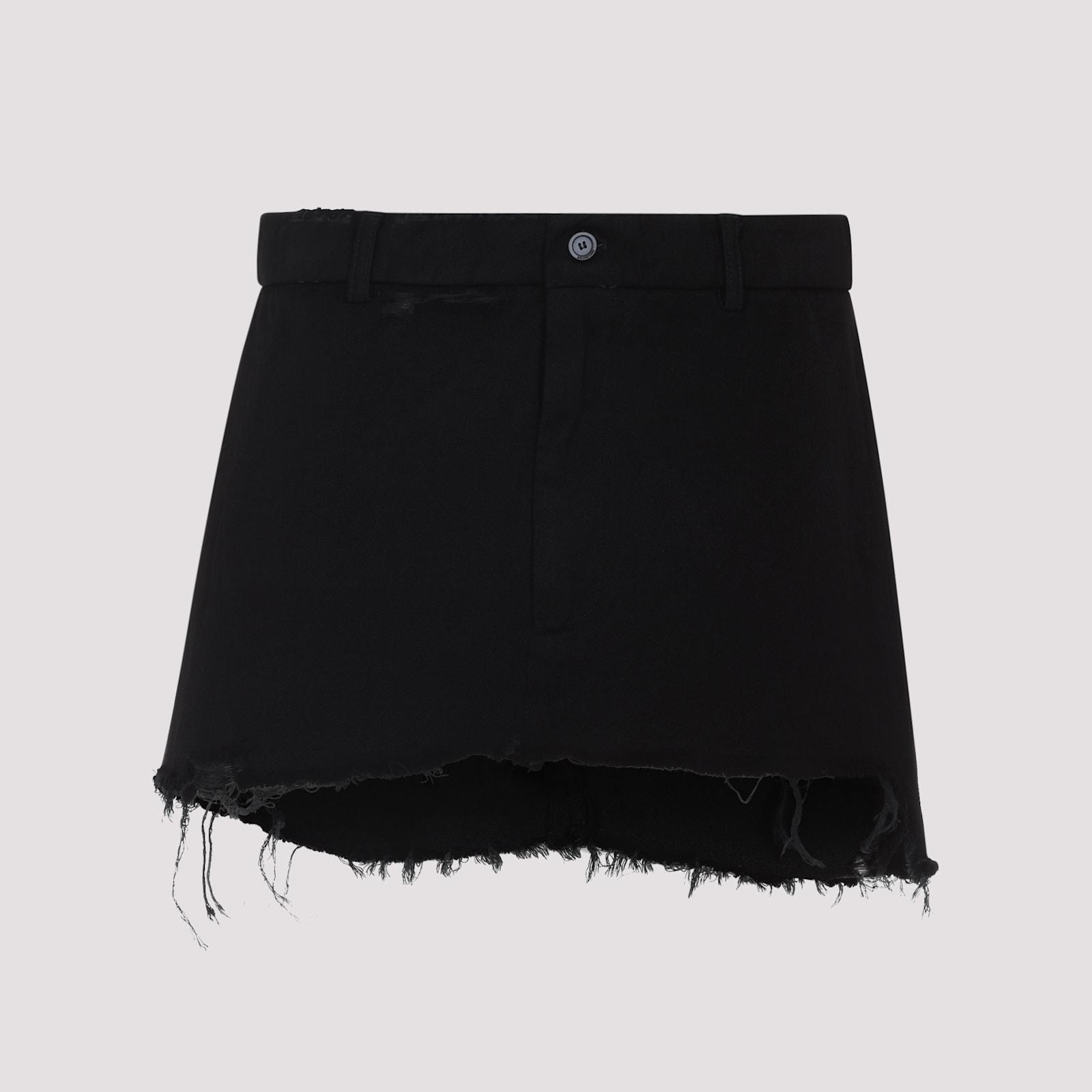 balenciaga tailored mini skirt