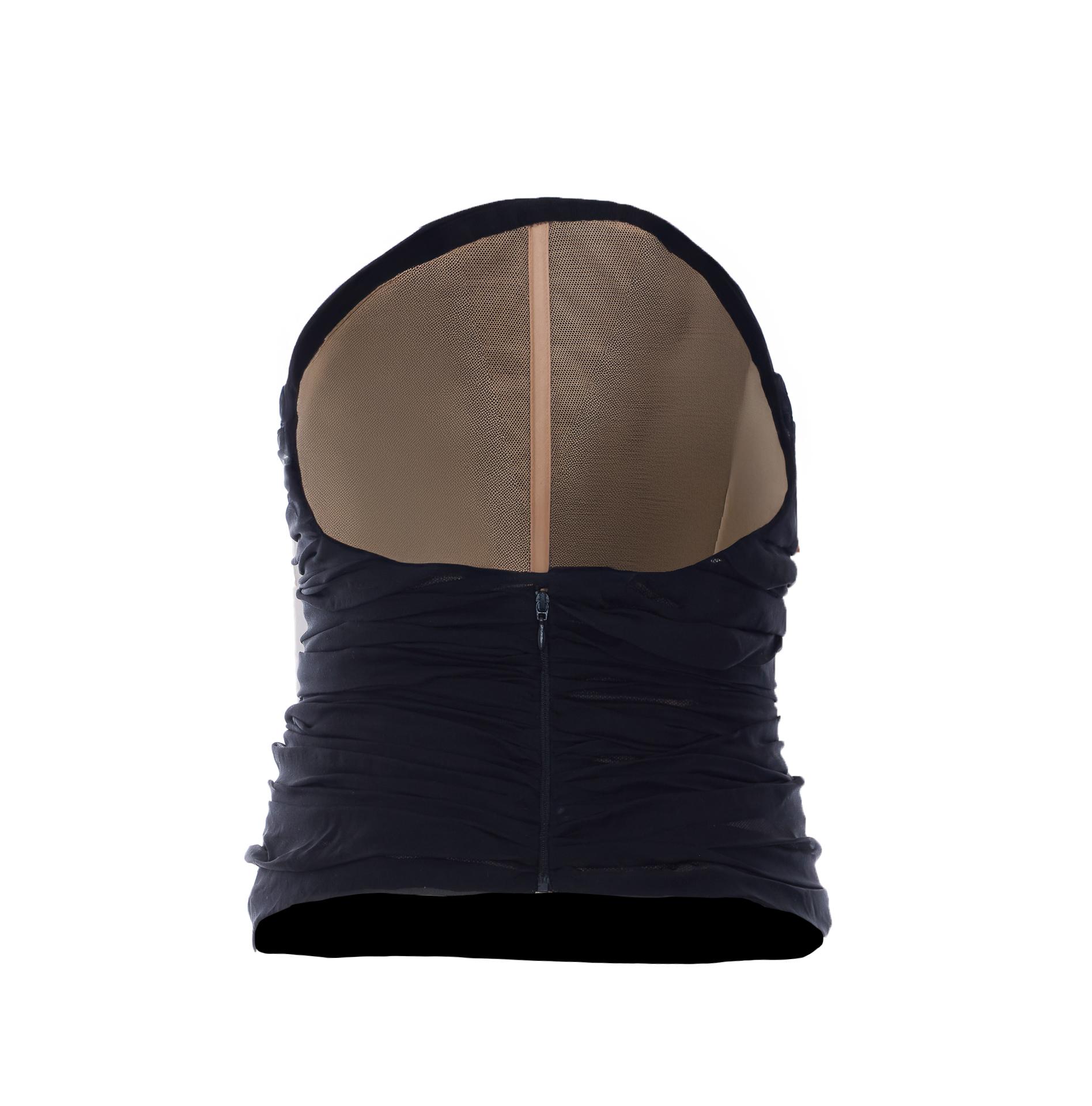 balenciaga top black silk - women
