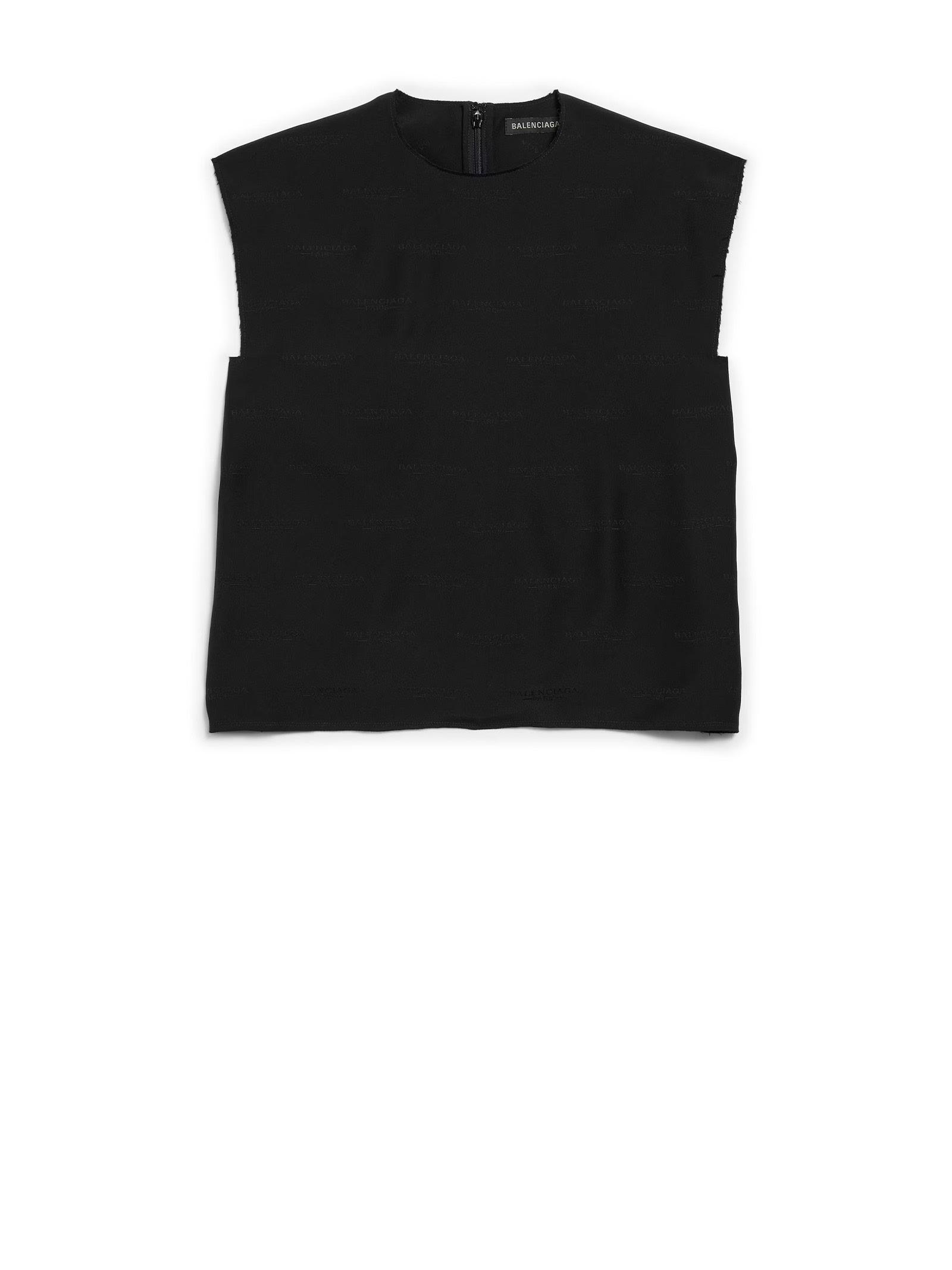 balenciaga top black