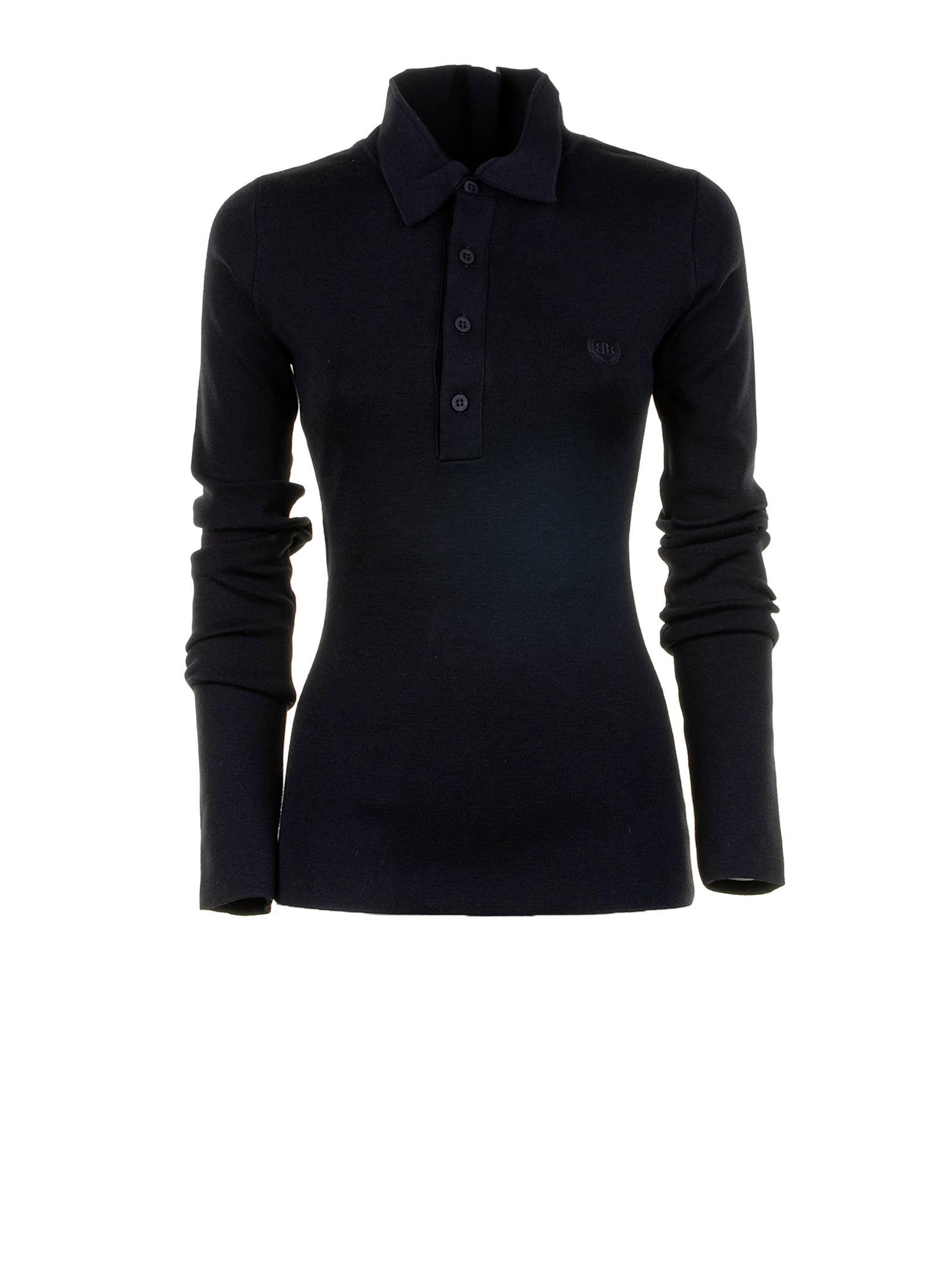 balenciaga top black