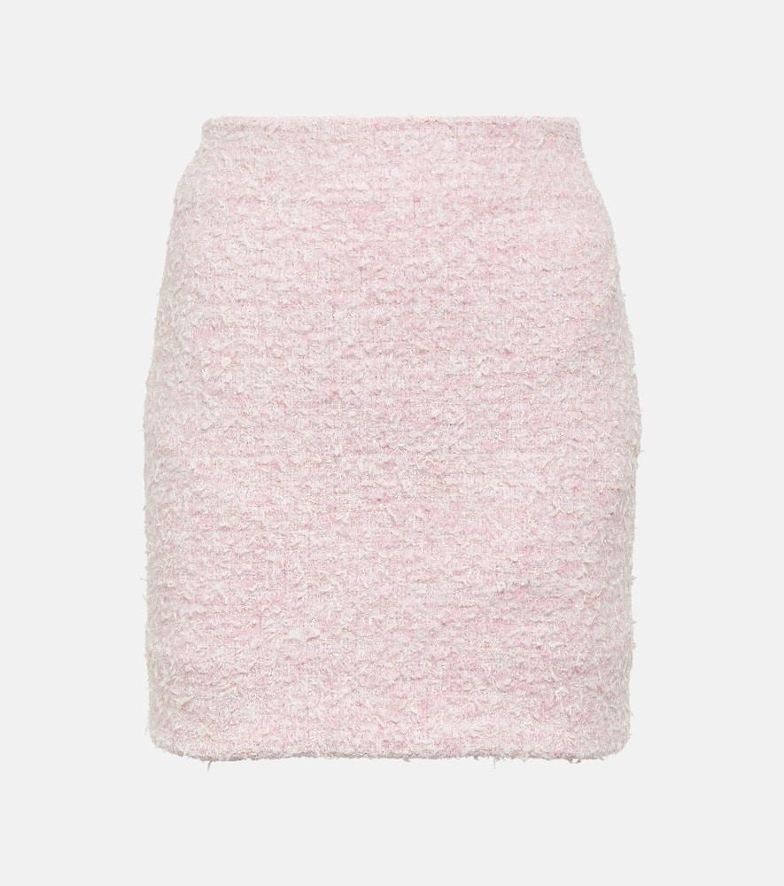 balenciaga tweed miniskirt