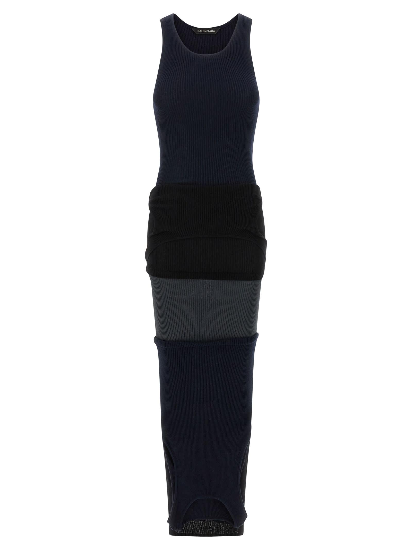 balenciaga upside down dress